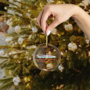 Join The Movement Glass Christmas Ornament