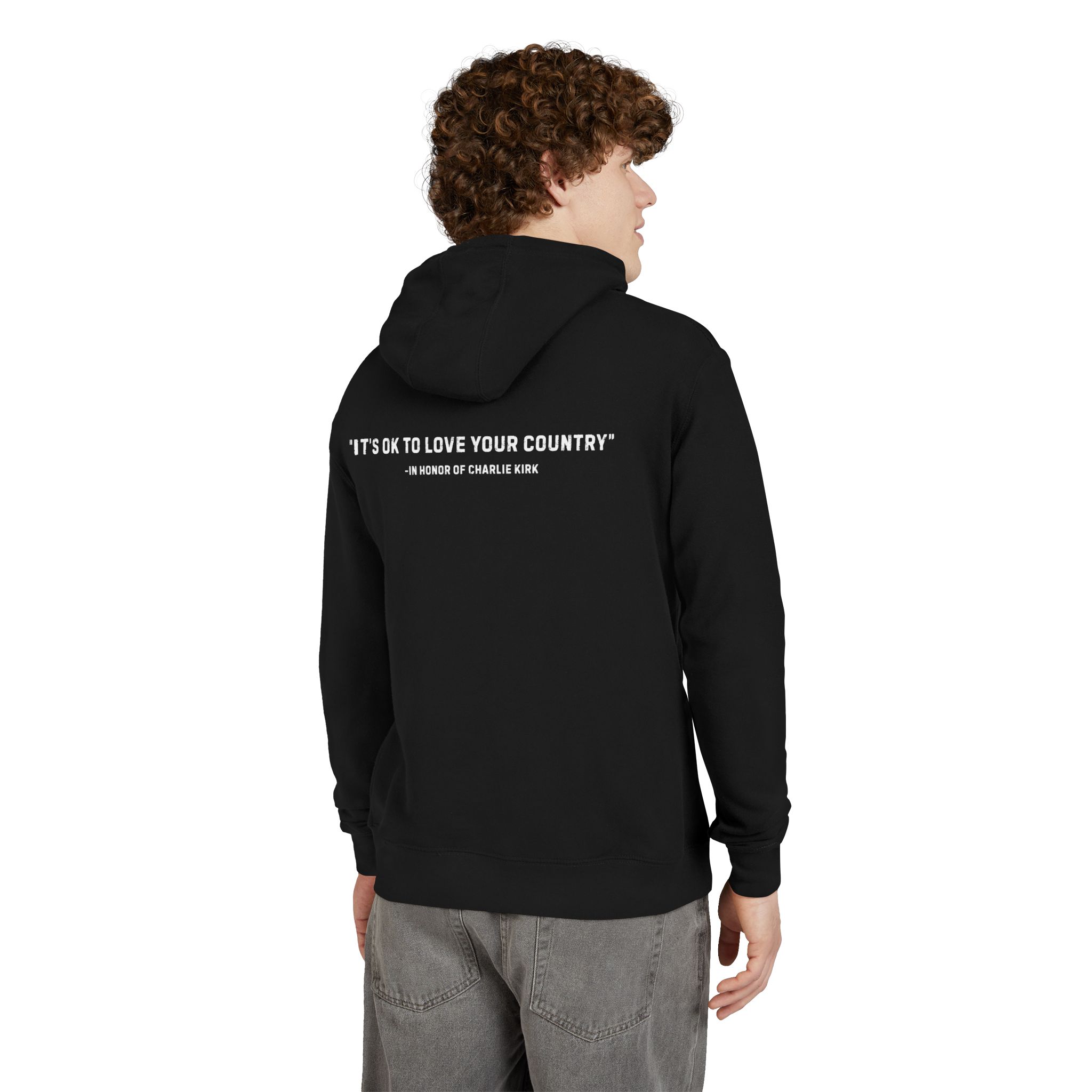 It's OK to Love Your Country Hoodie - Image 13