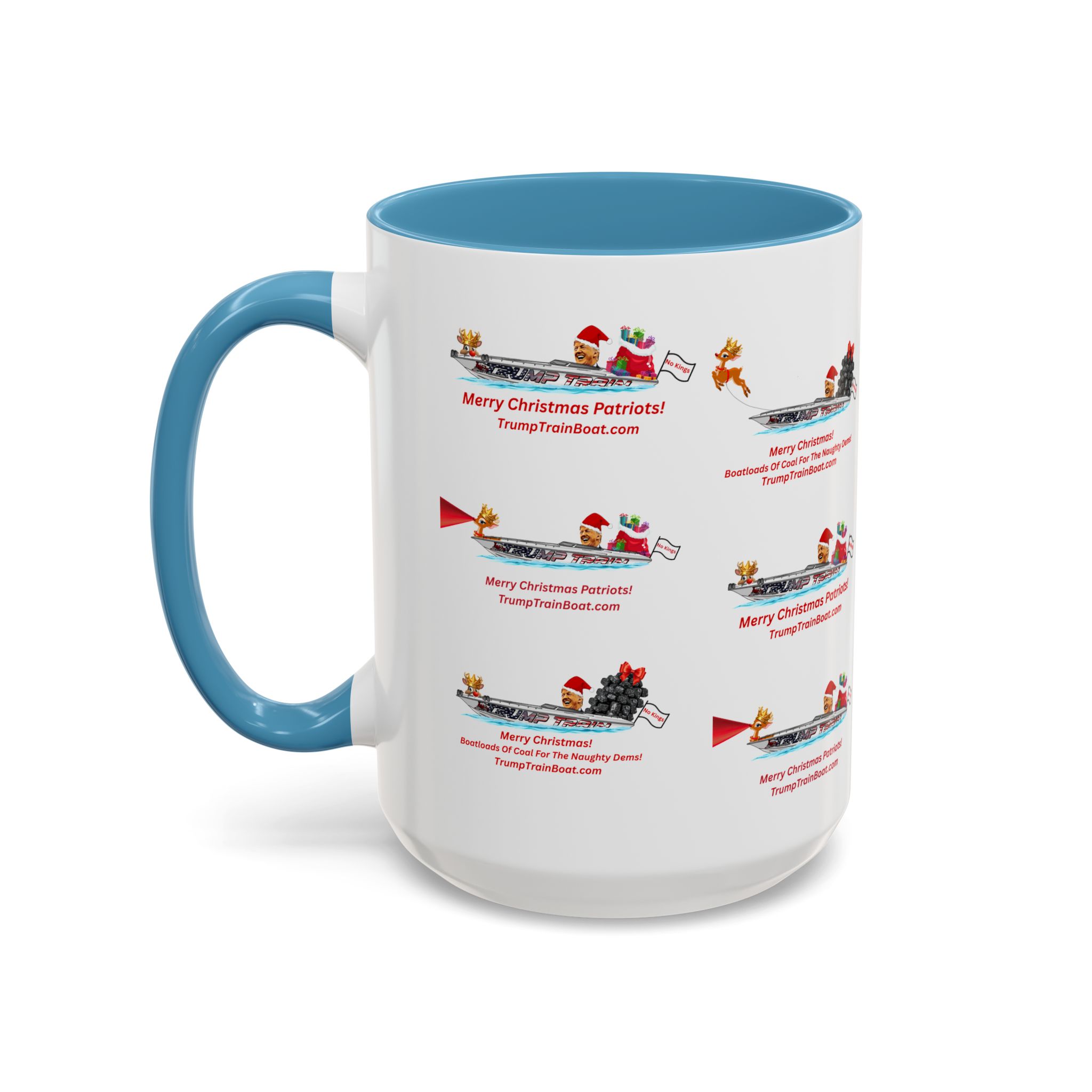 Christmas Multiple Trump Santa Coffee Mug - Image 57
