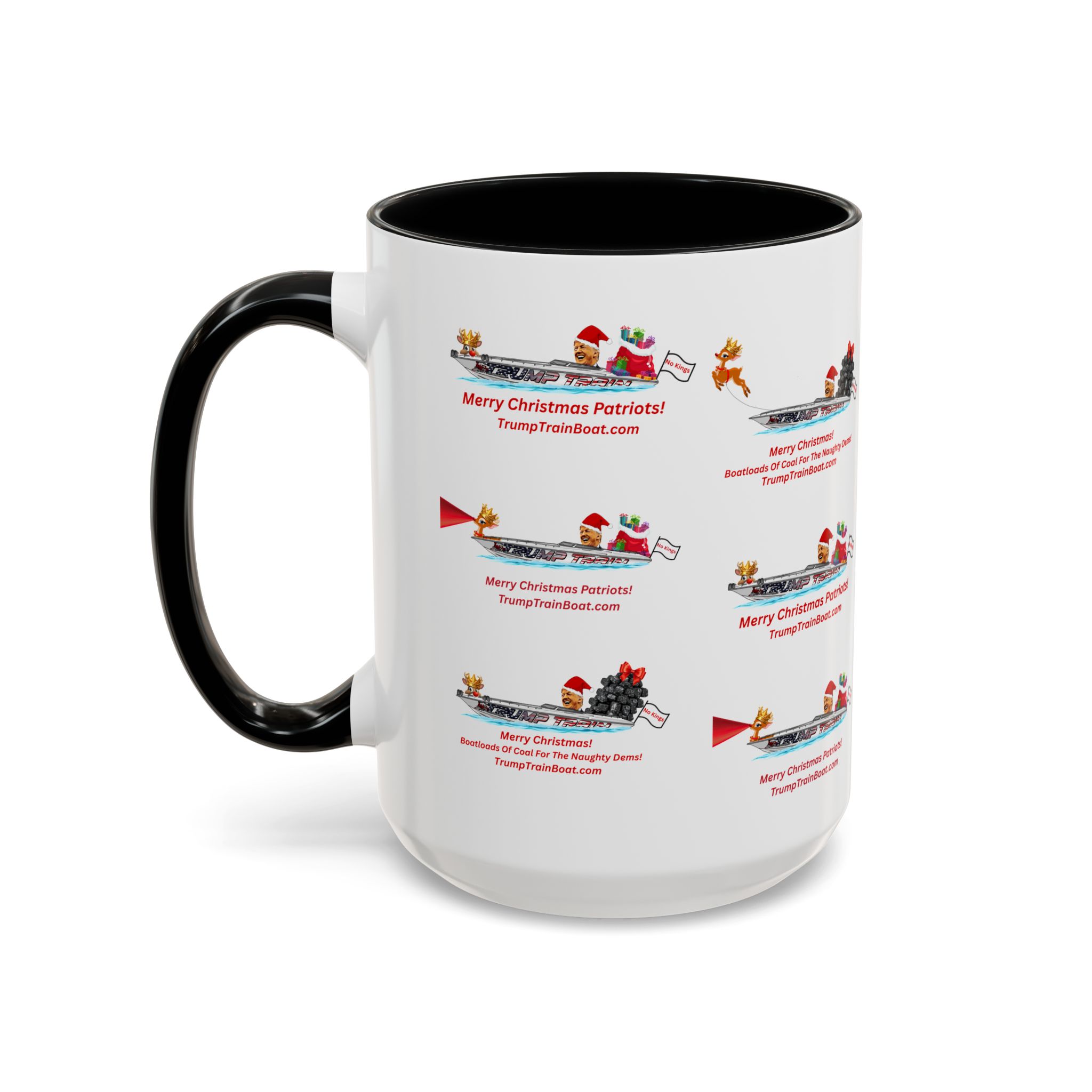 Christmas Multiple Trump Santa Coffee Mug - Image 27