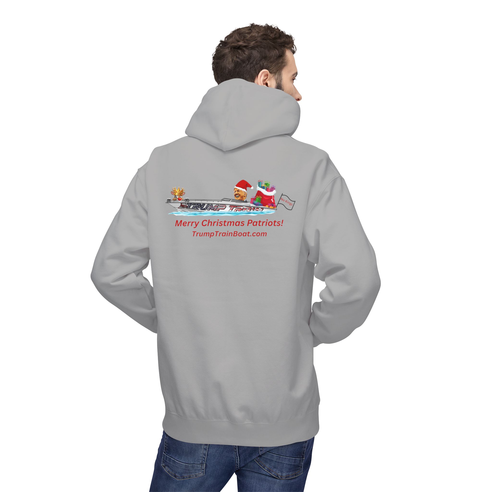 Merry Christmas Patriots Hoodie - Image 12