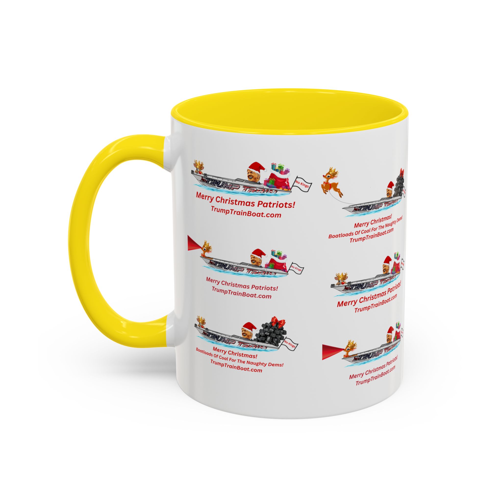 Christmas Multiple Trump Santa Coffee Mug - Image 69