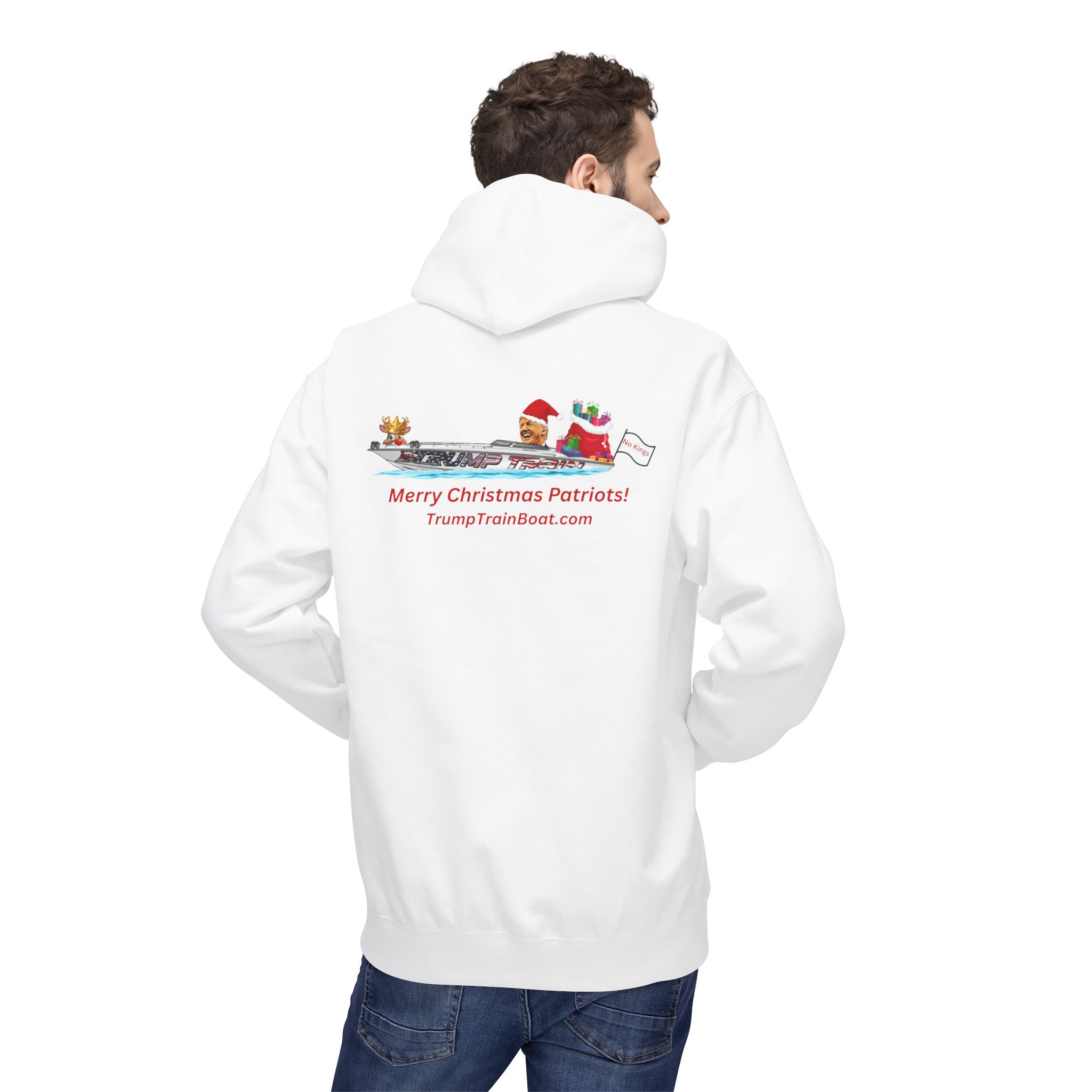Merry Christmas Patriots Hoodie - Image 6