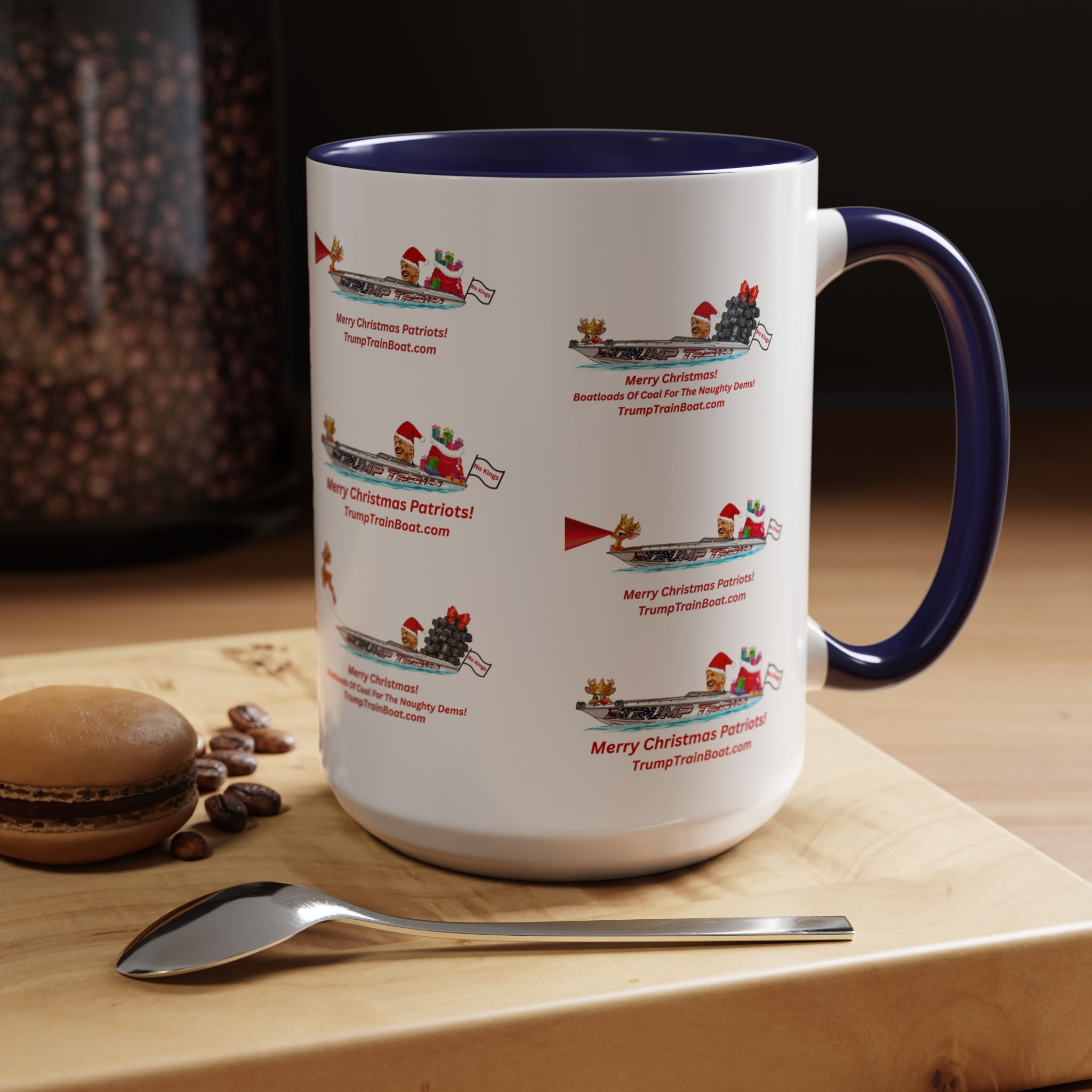 Christmas Multiple Trump Santa Coffee Mug - Image 35