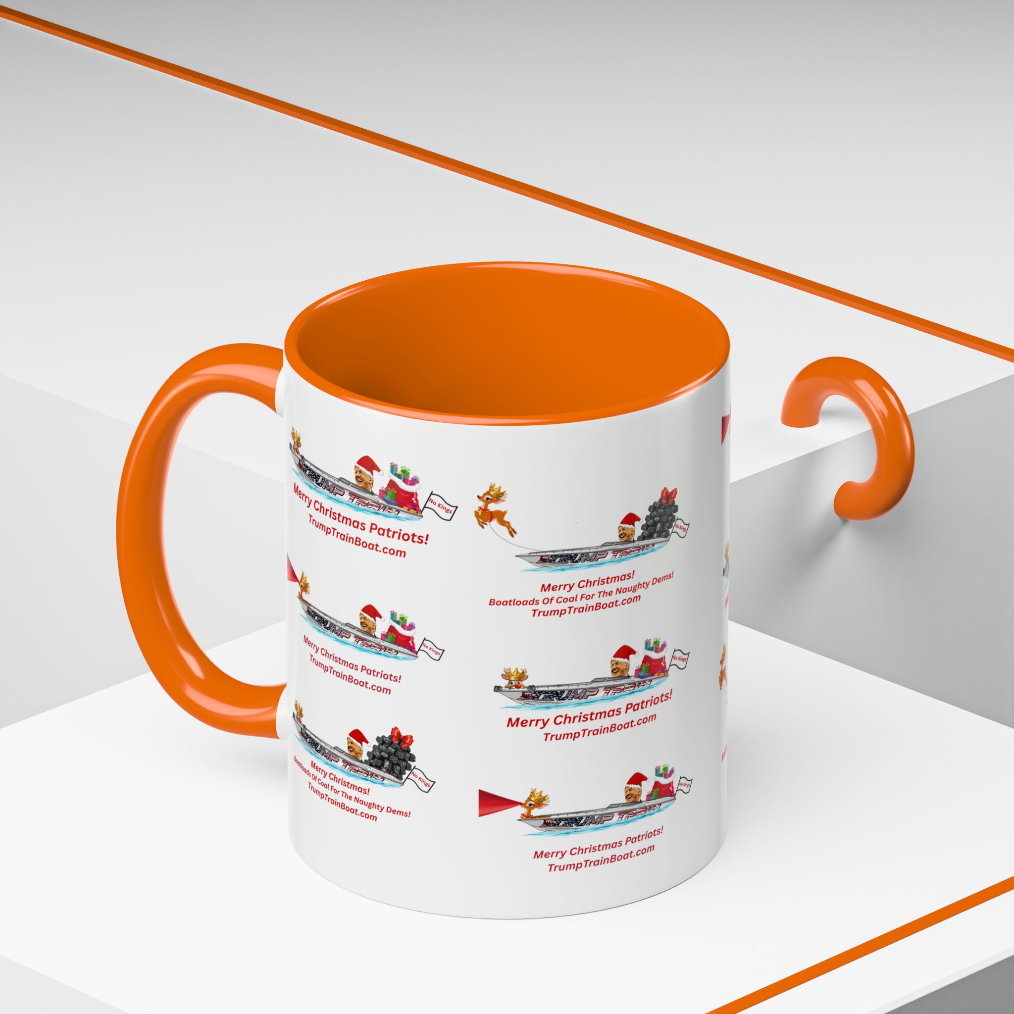 Christmas Multiple Trump Santa Coffee Mug - Image 66