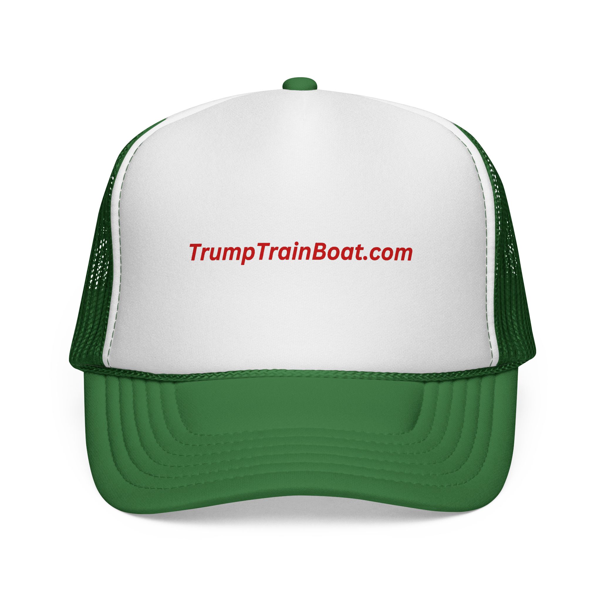 TrumpTrainBoat.com Mesh Trucker Hat - Image 8