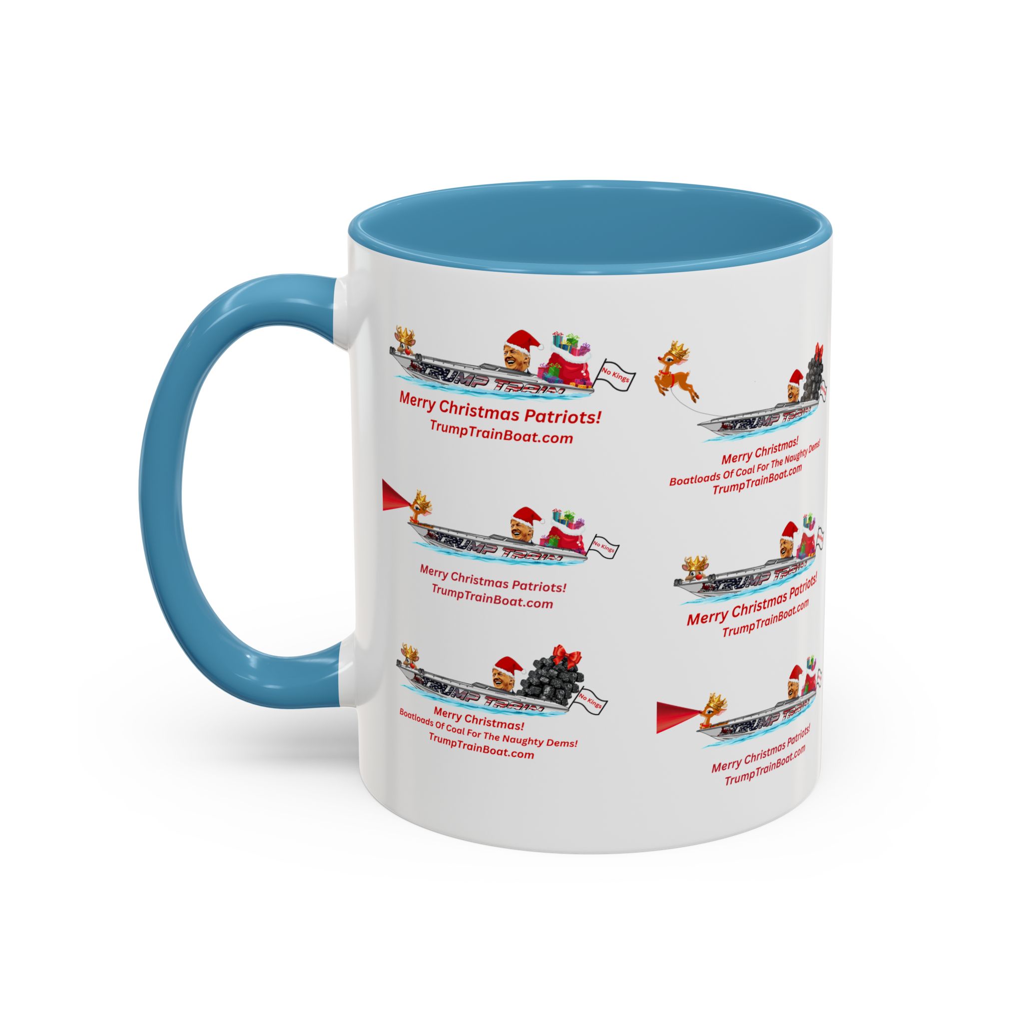 Christmas Multiple Trump Santa Coffee Mug - Image 51