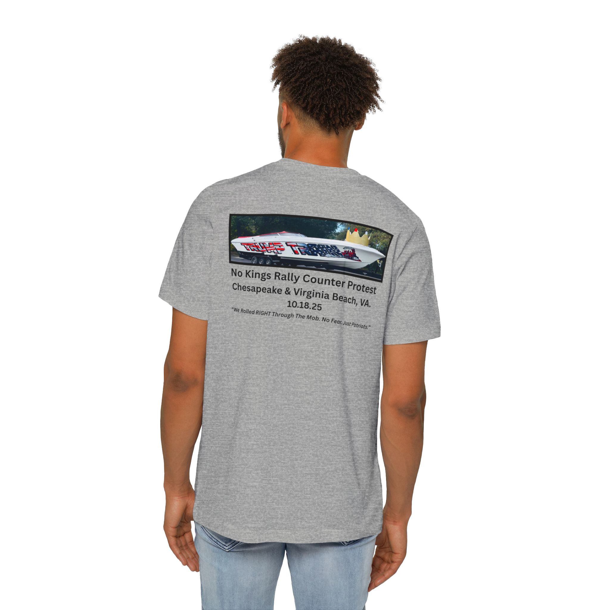 No Kings Rally Counter Protest Photo Tee - Image 25