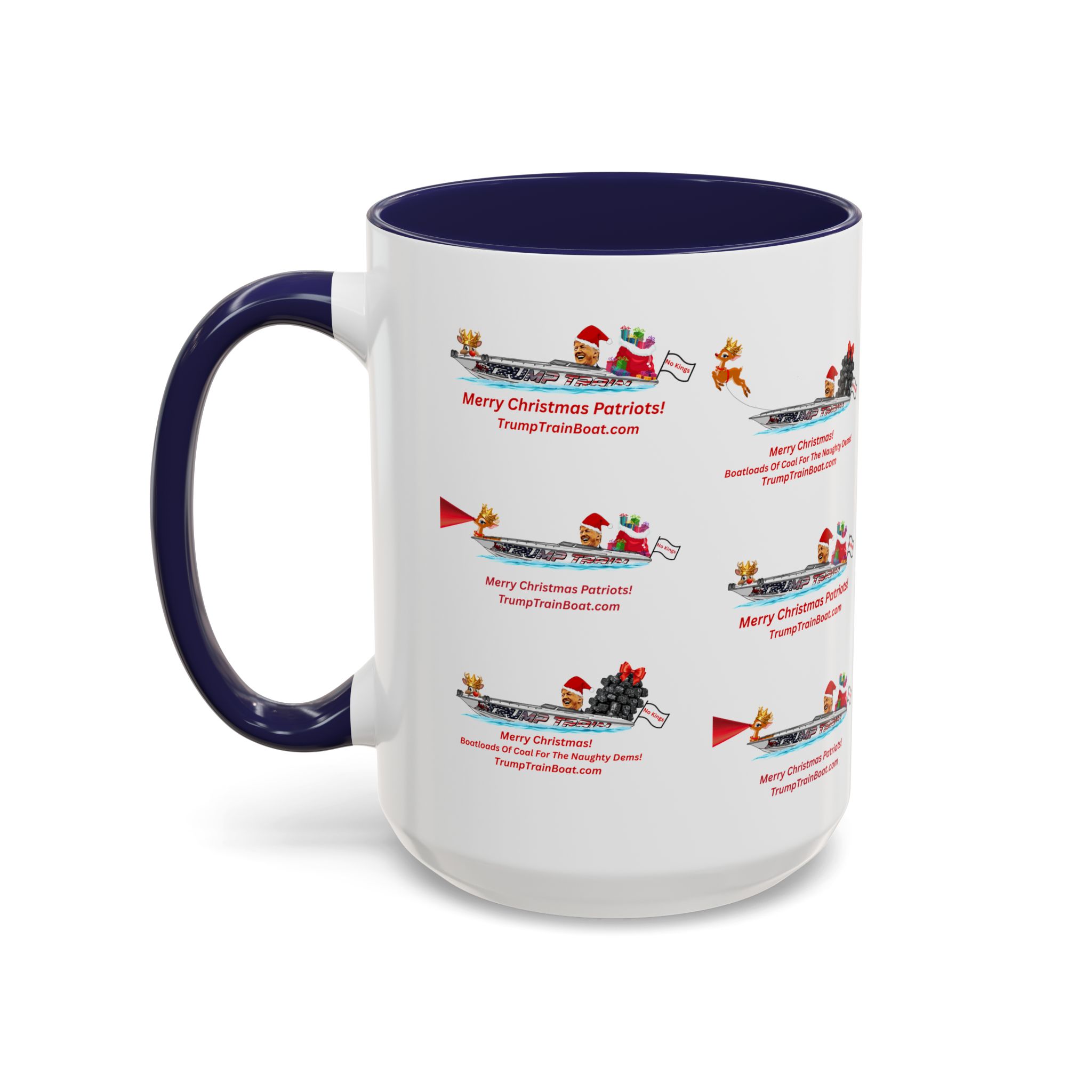 Christmas Multiple Trump Santa Coffee Mug - Image 33