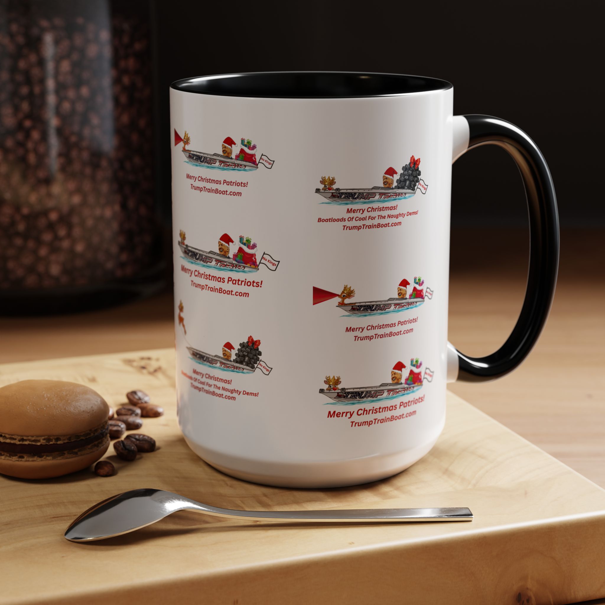 Christmas Multiple Trump Santa Coffee Mug - Image 29