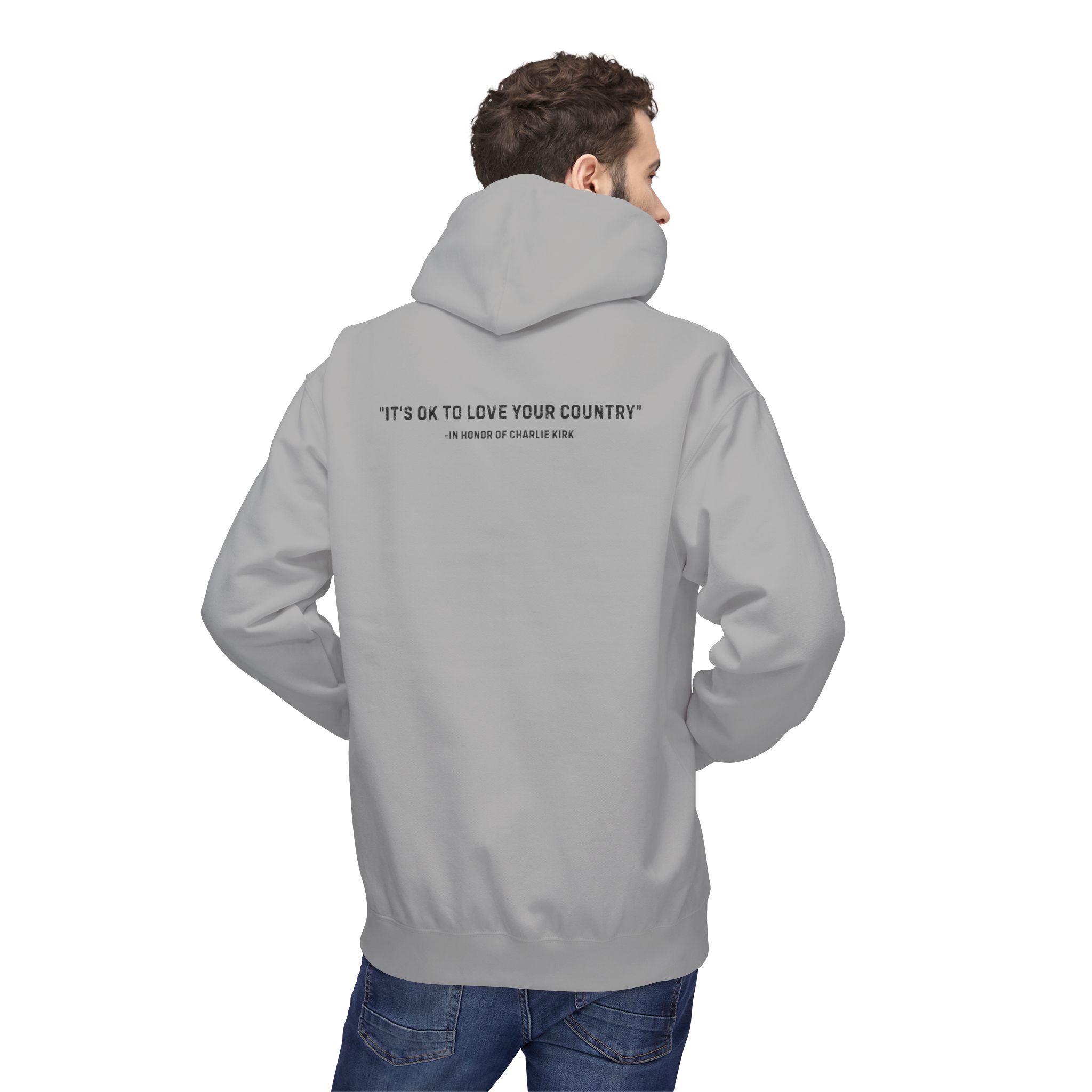 It's OK to Love Your Country Hoodie - Image 12