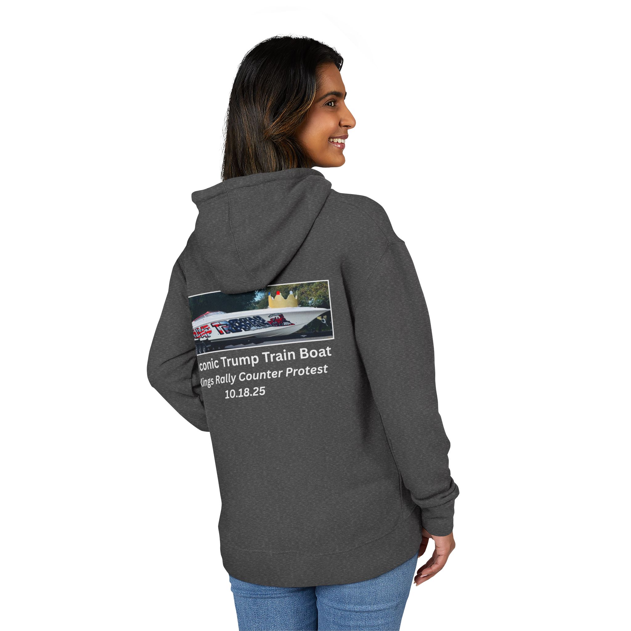 No Kings Rally Counter Protest Hoodie - Image 4