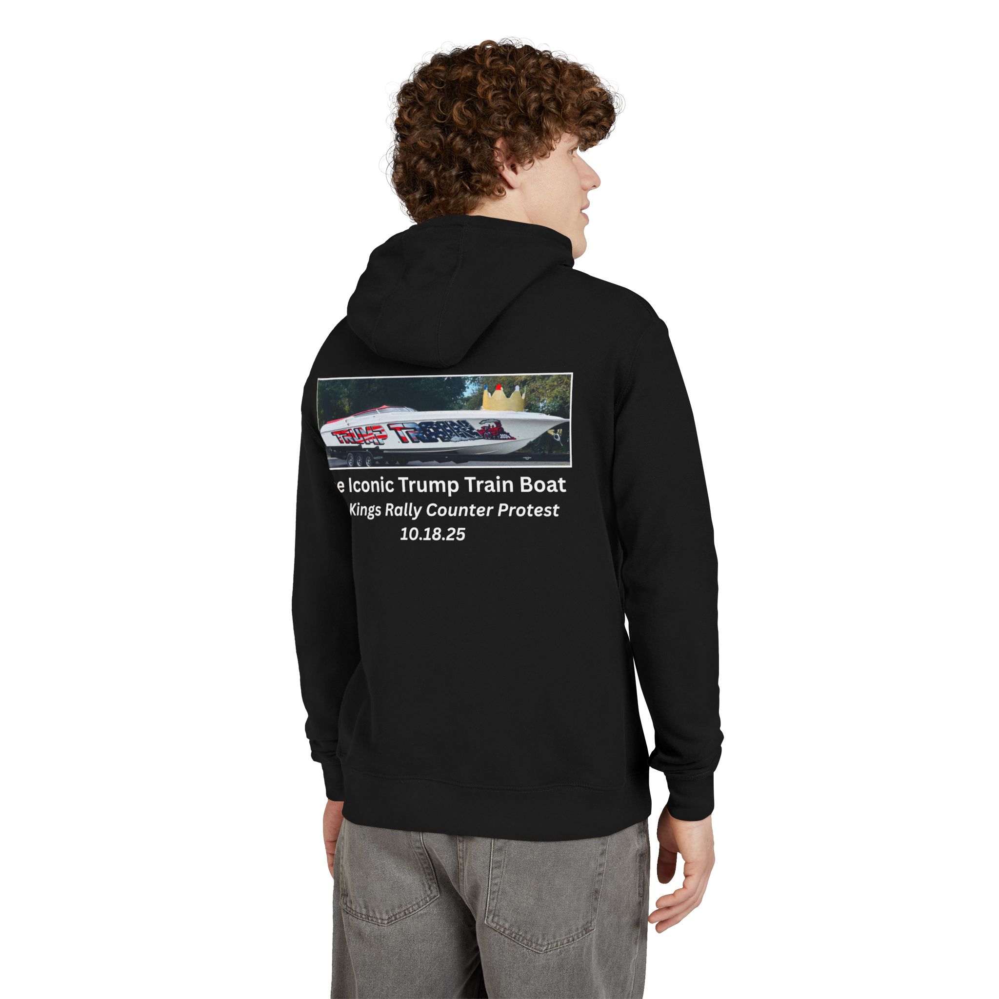 No Kings Rally Counter Protest Hoodie - Image 13