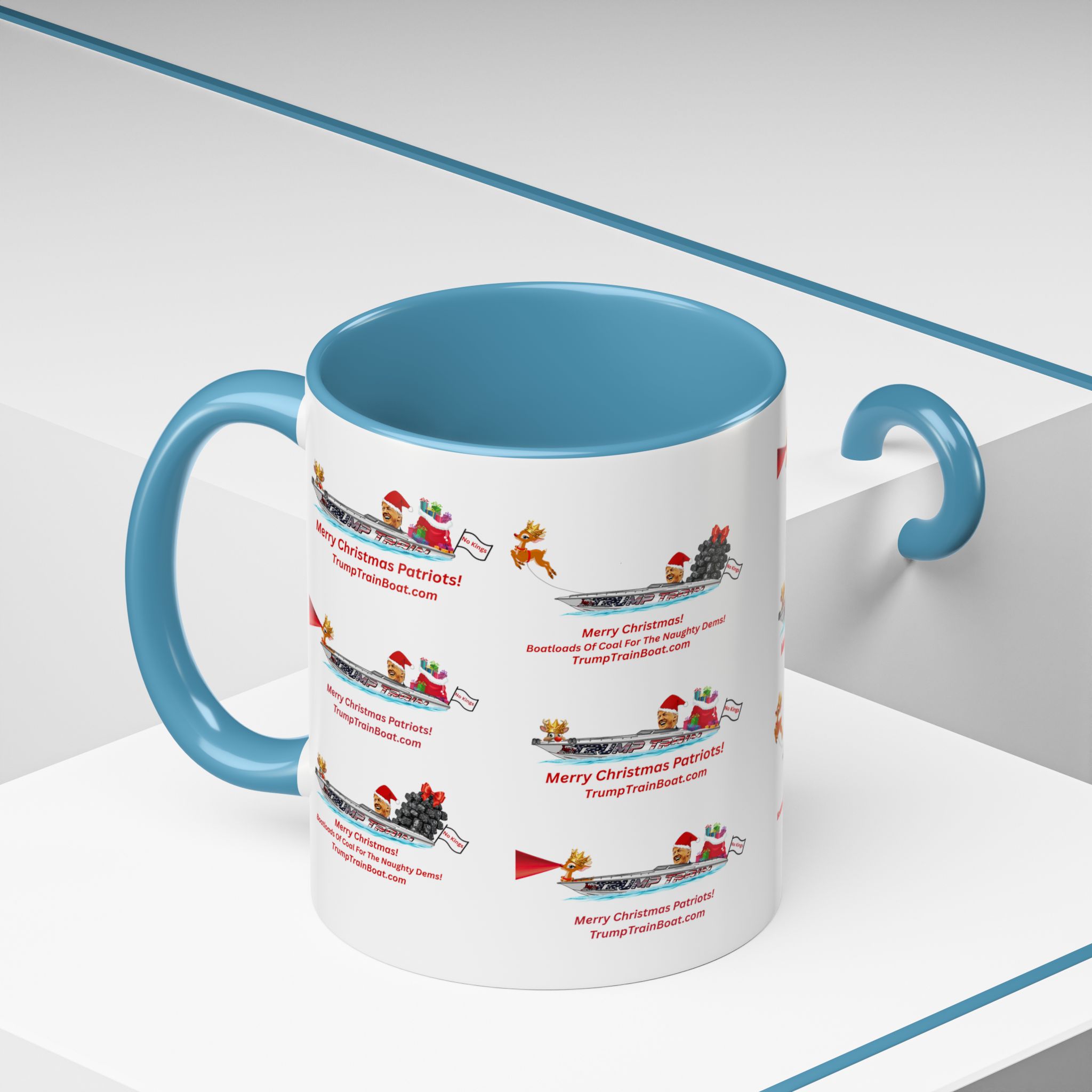 Christmas Multiple Trump Santa Coffee Mug - Image 54