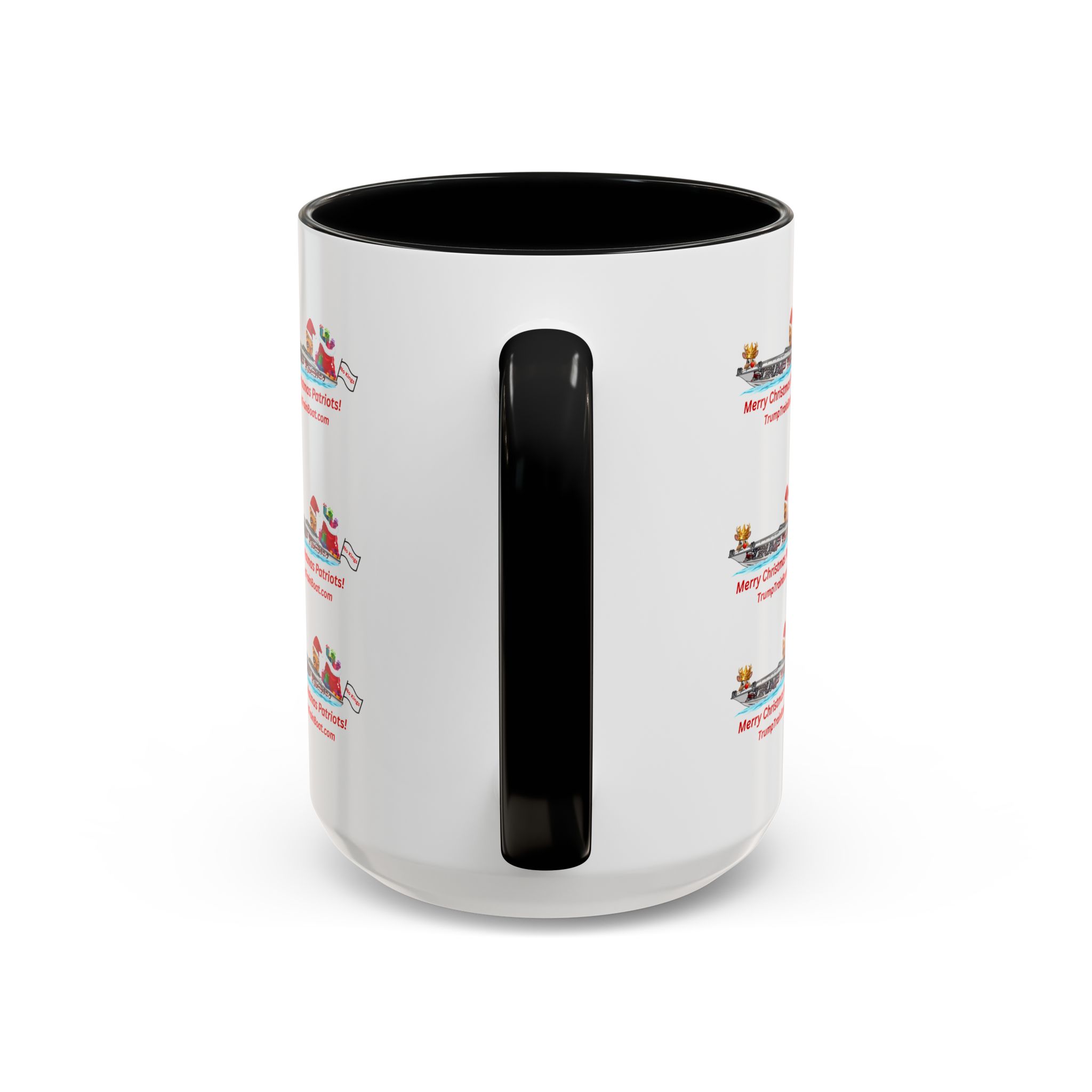 Merry Christmas Patriot Pattern Coffee Mug - Image 10