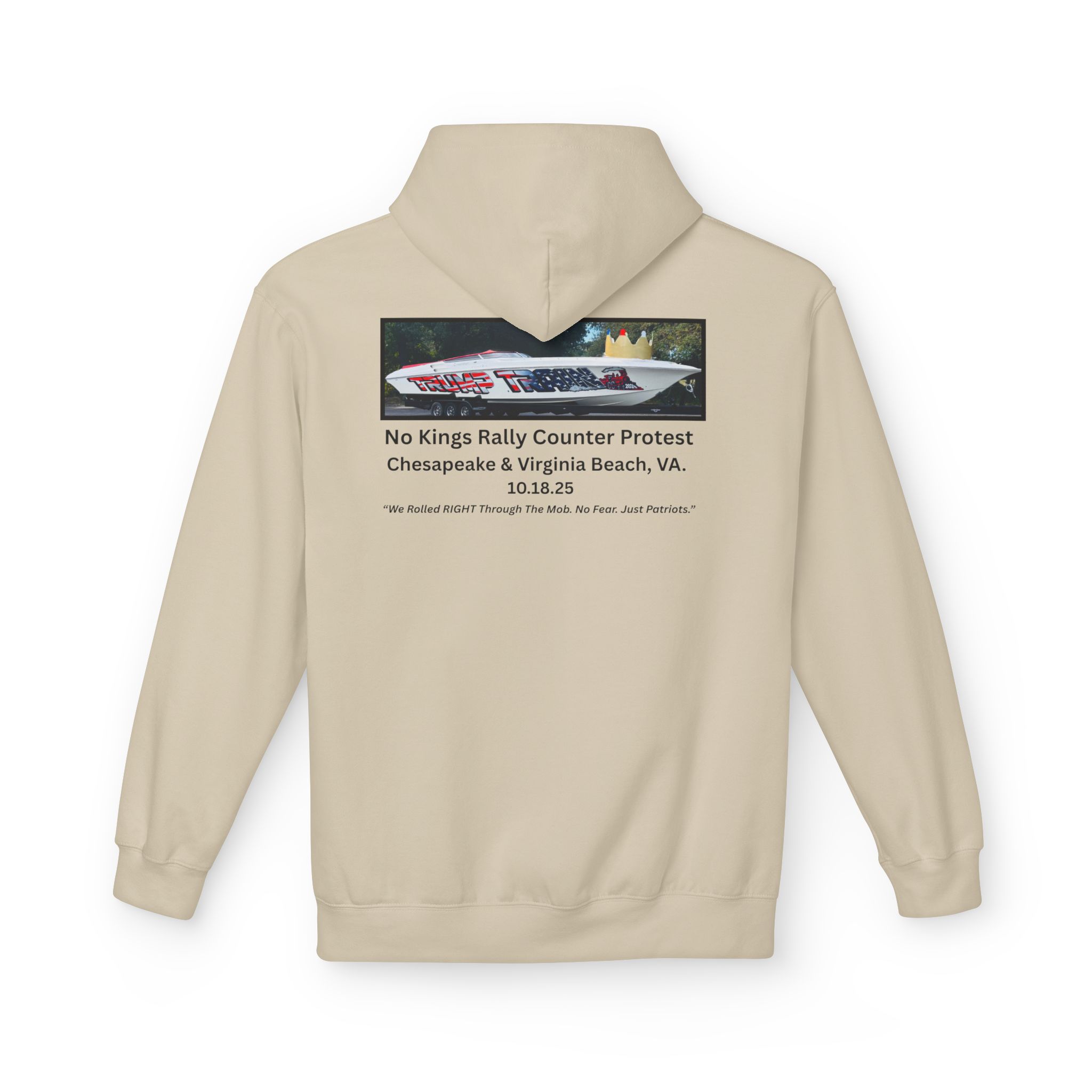 No Kings Rally Counter Protest Photo Hoodie - Image 14