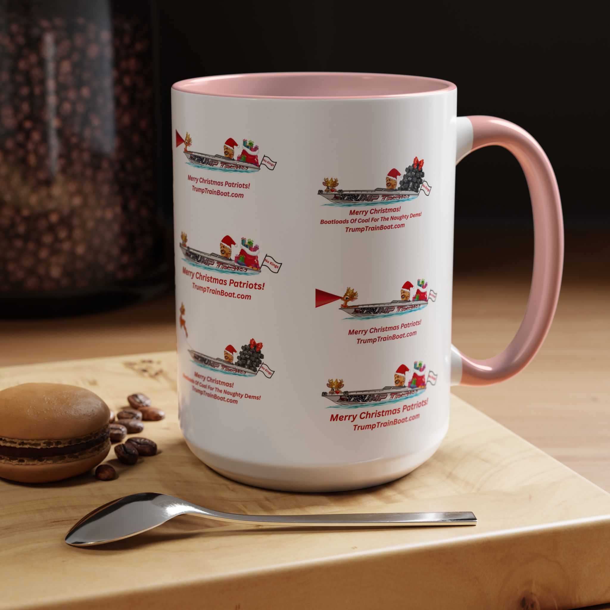 Christmas Multiple Trump Santa Coffee Mug - Image 41
