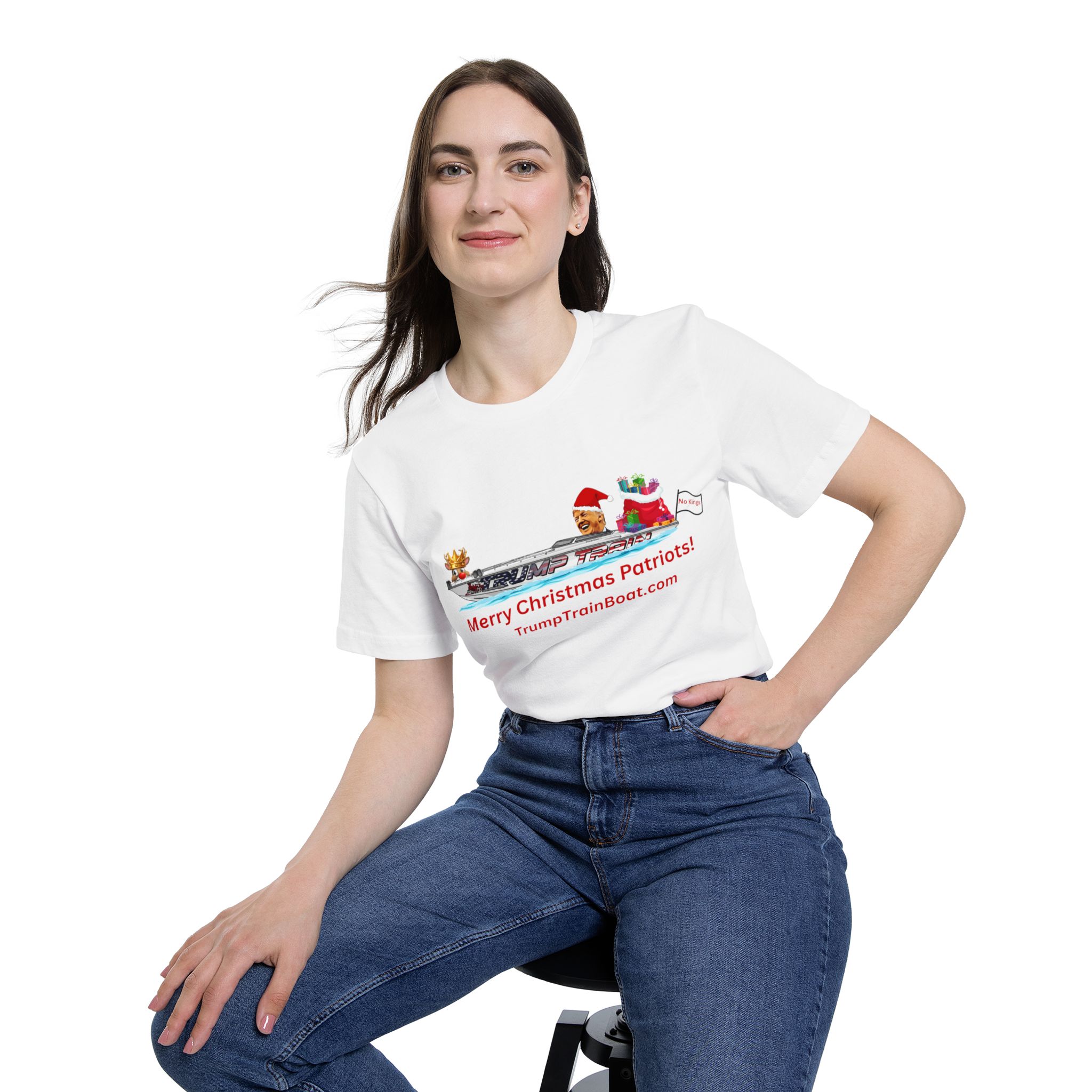 Merry Christmas Patriots Tee - Image 7