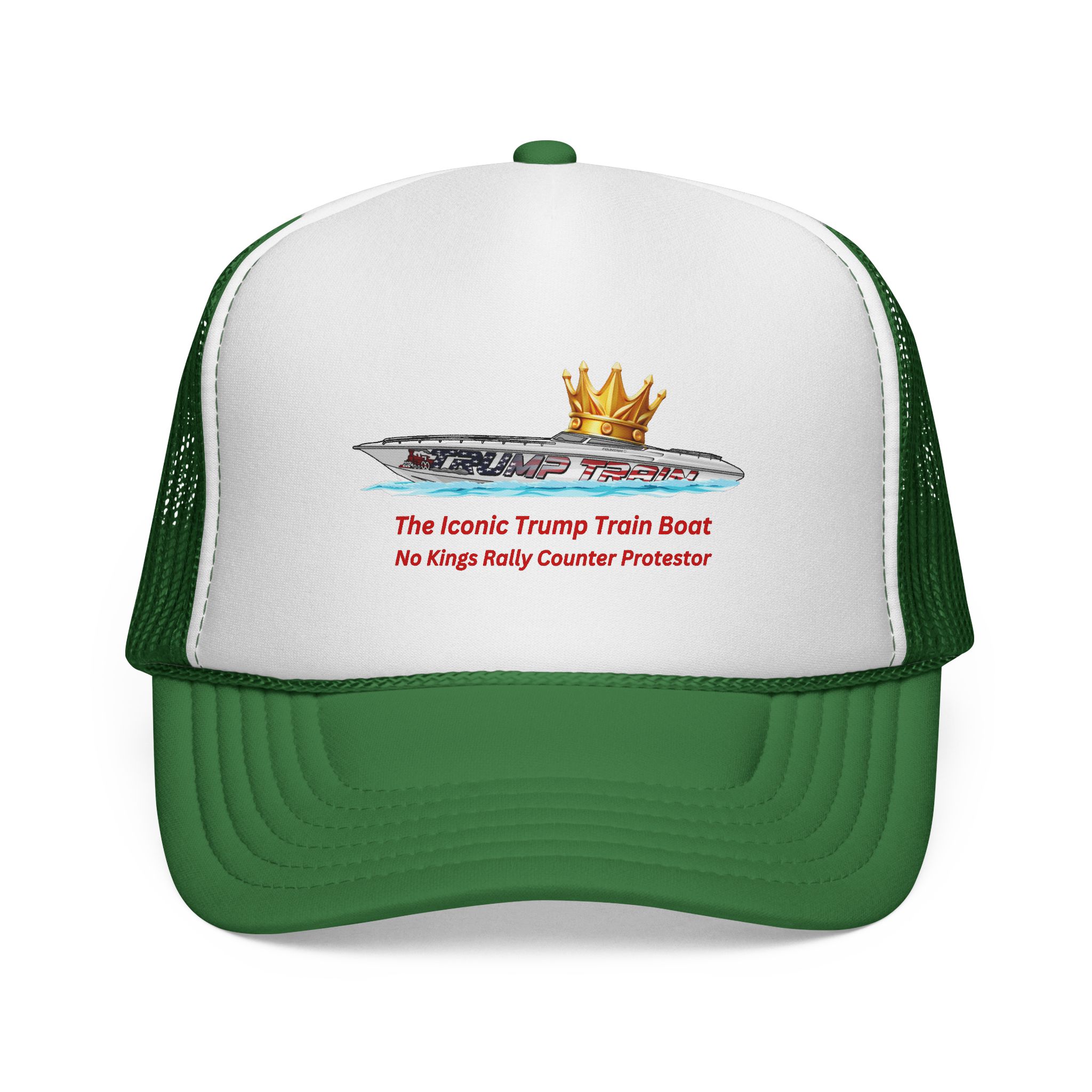 Trump Train Boat Crown Trucker Hat - Image 5