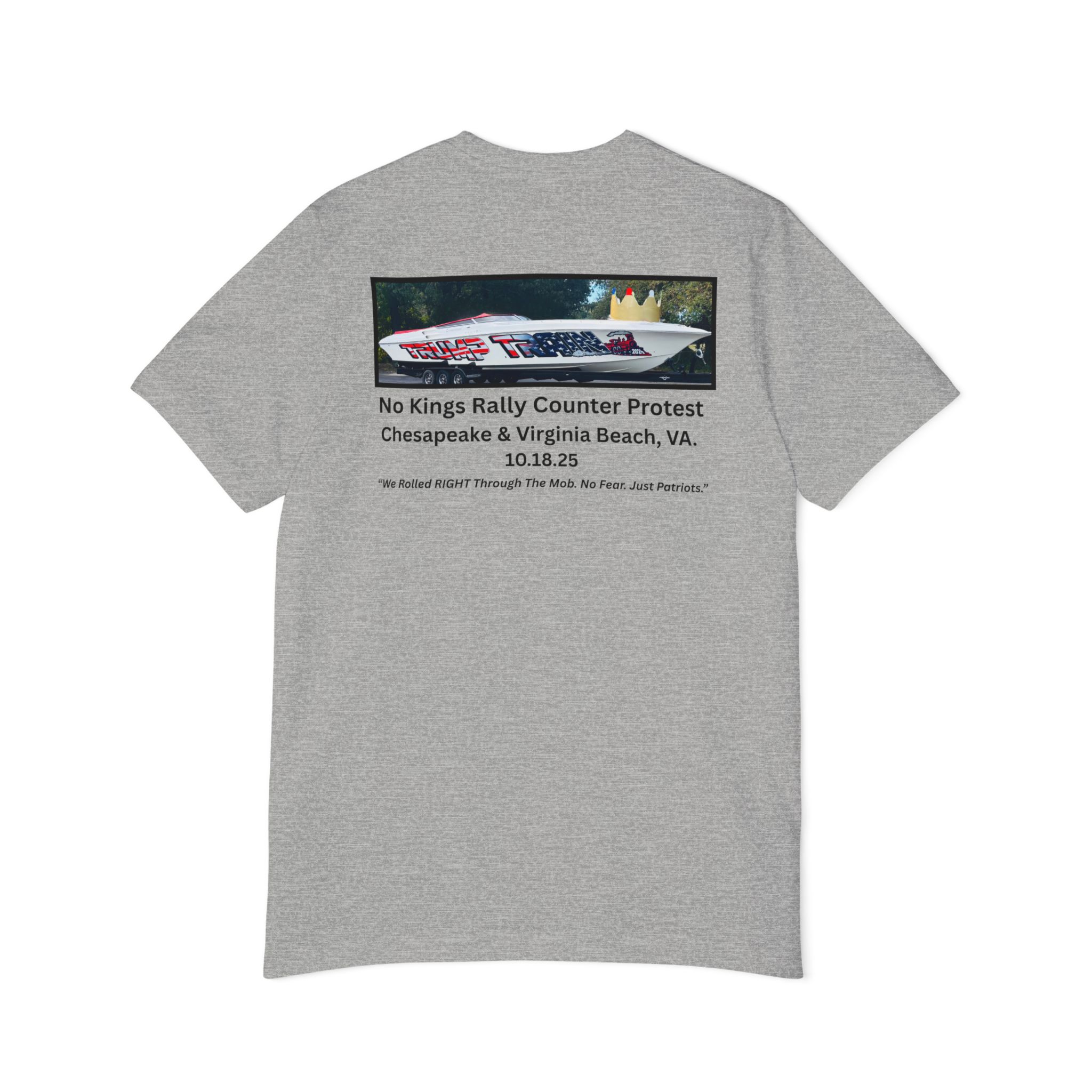 No Kings Rally Counter Protest Photo Tee - Image 23