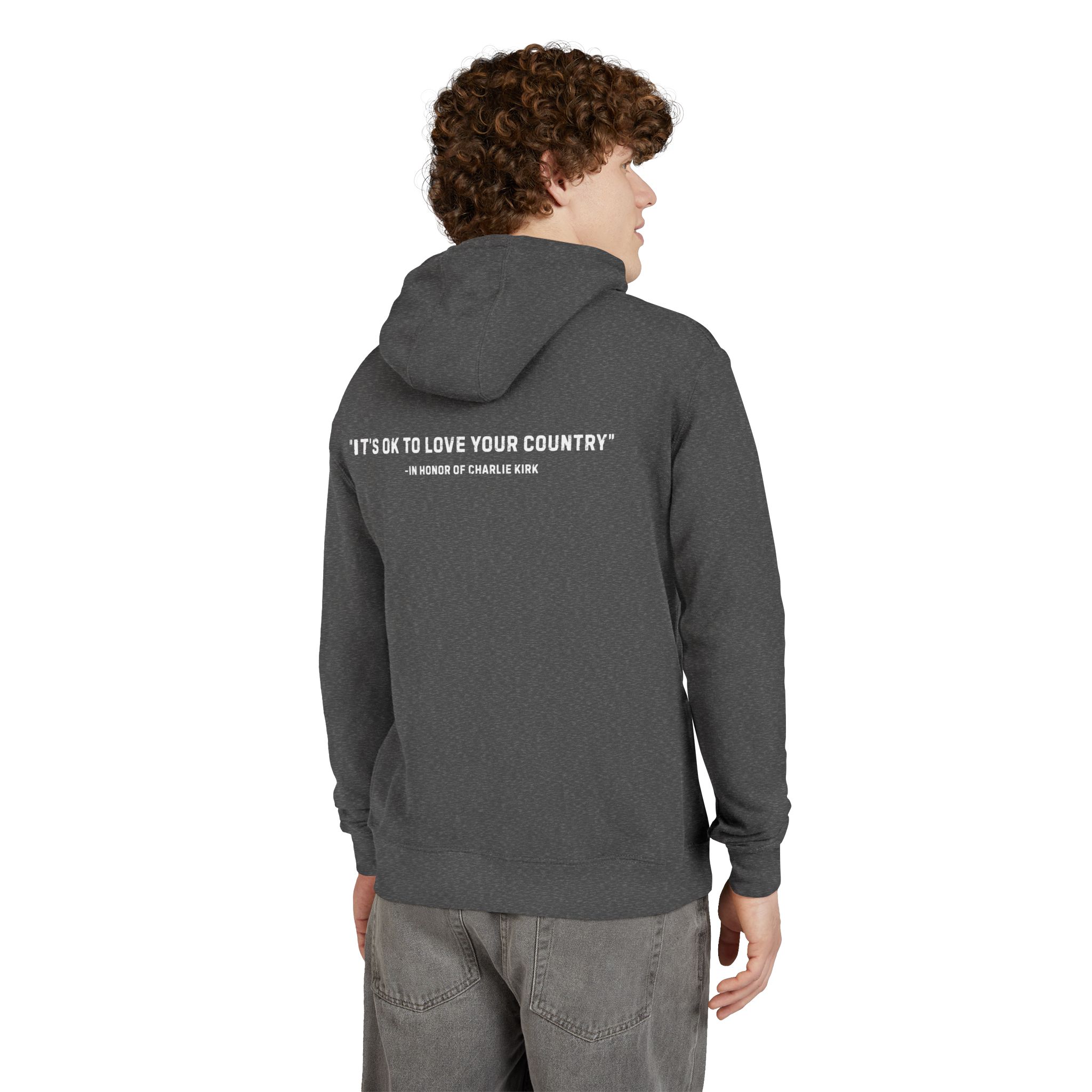 It's OK to Love Your Country Hoodie - Image 6