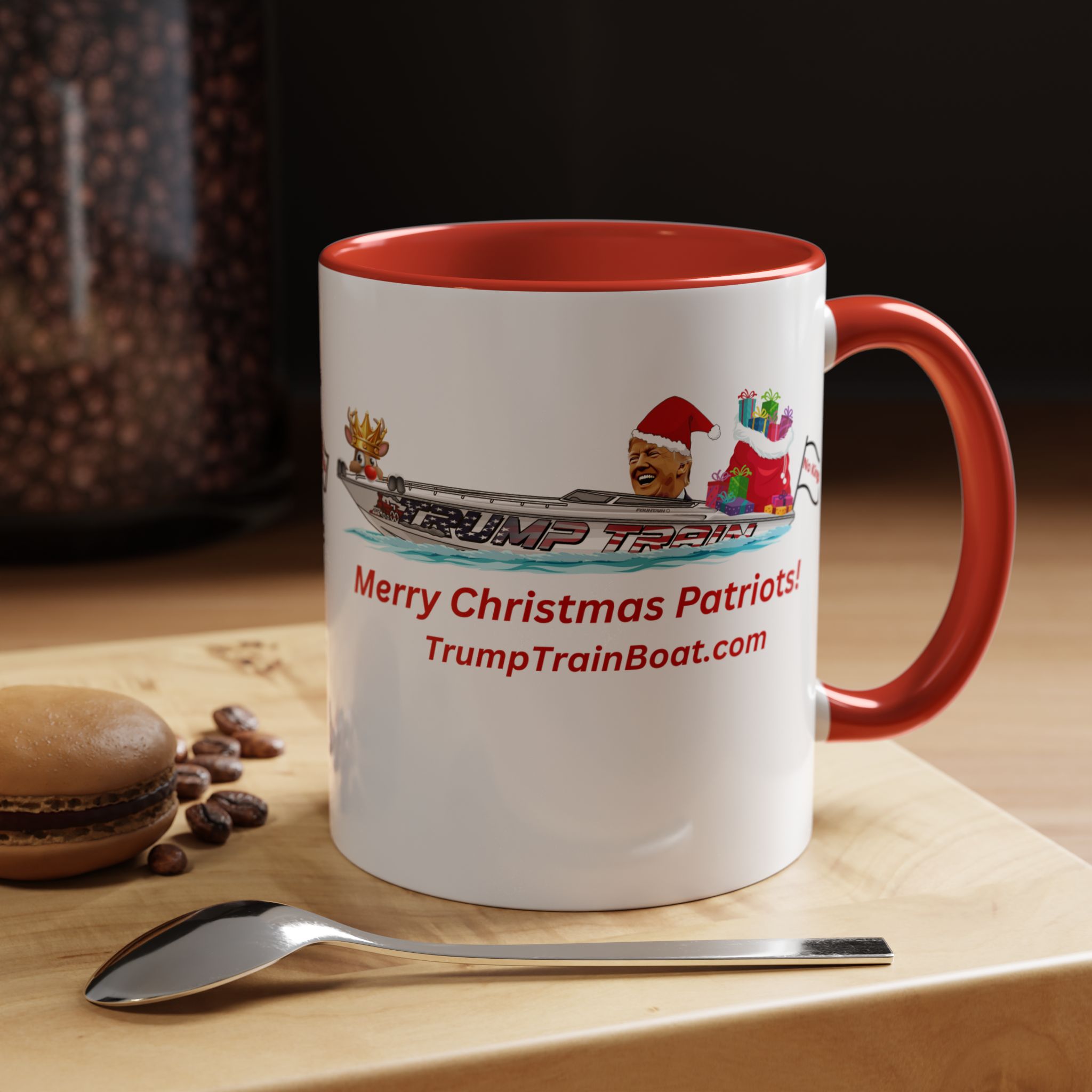Merry Christmas Patriots Coffee Mug - Image 5
