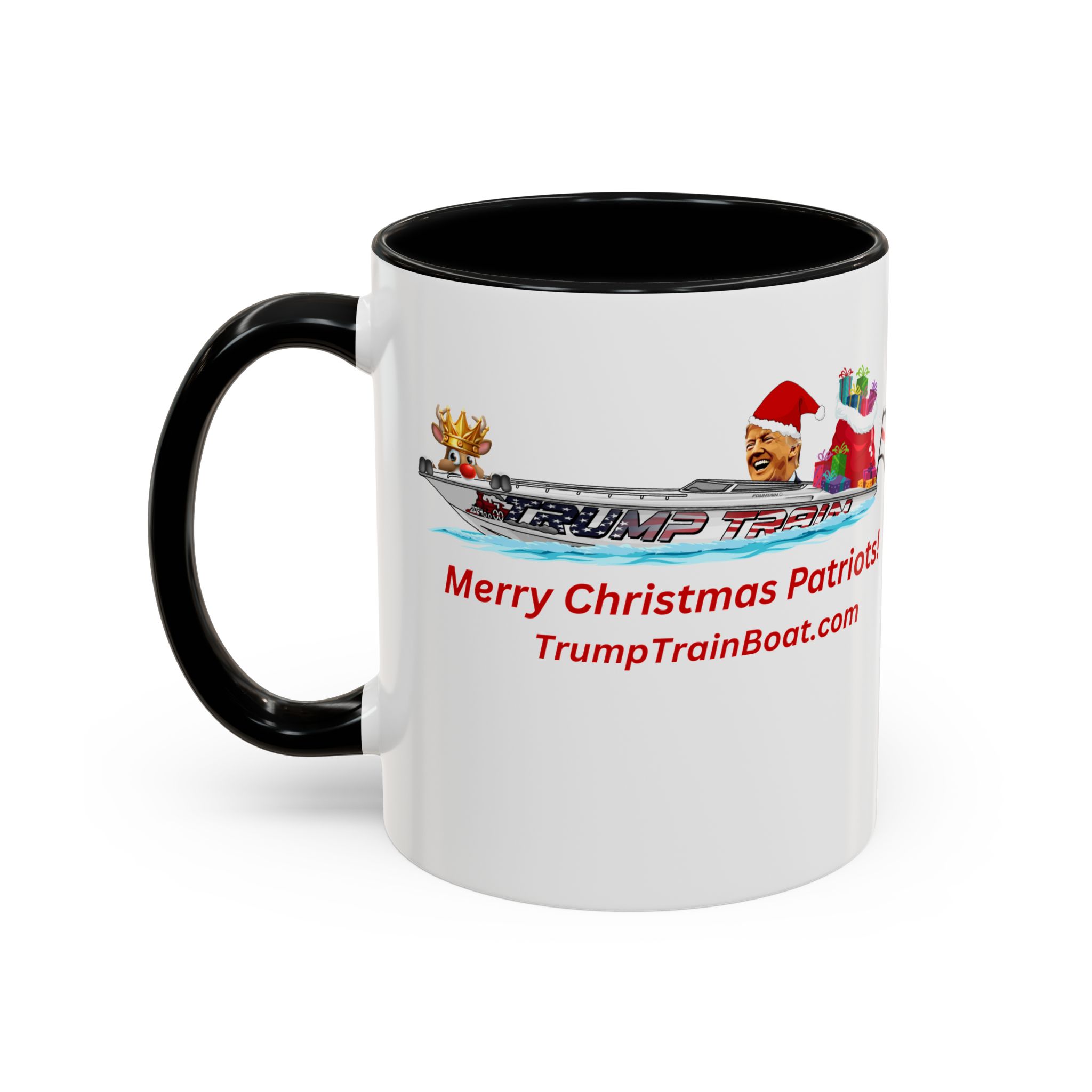 Merry Christmas Patriots Coffee Mug - Image 3