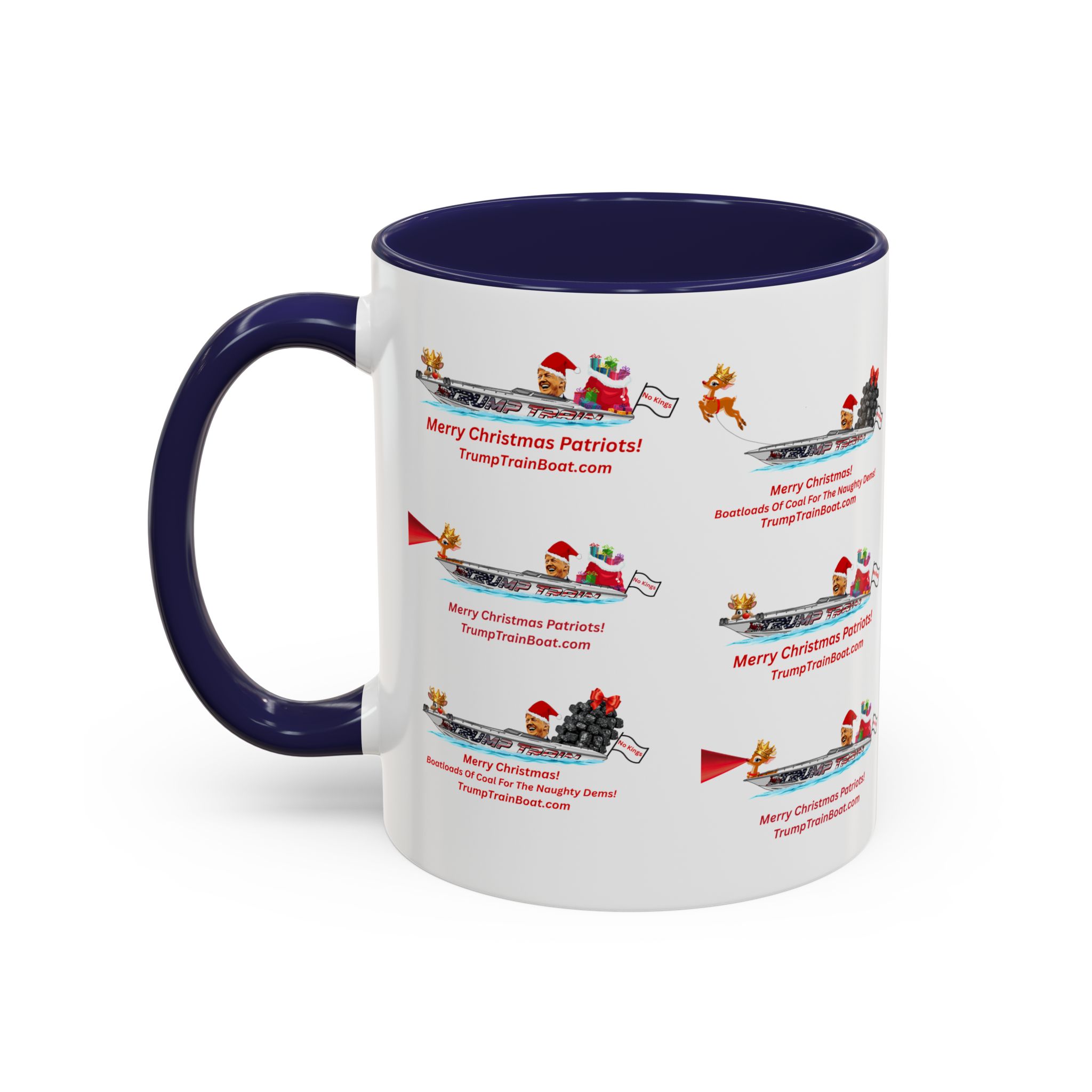 Christmas Multiple Trump Santa Coffee Mug - Image 15