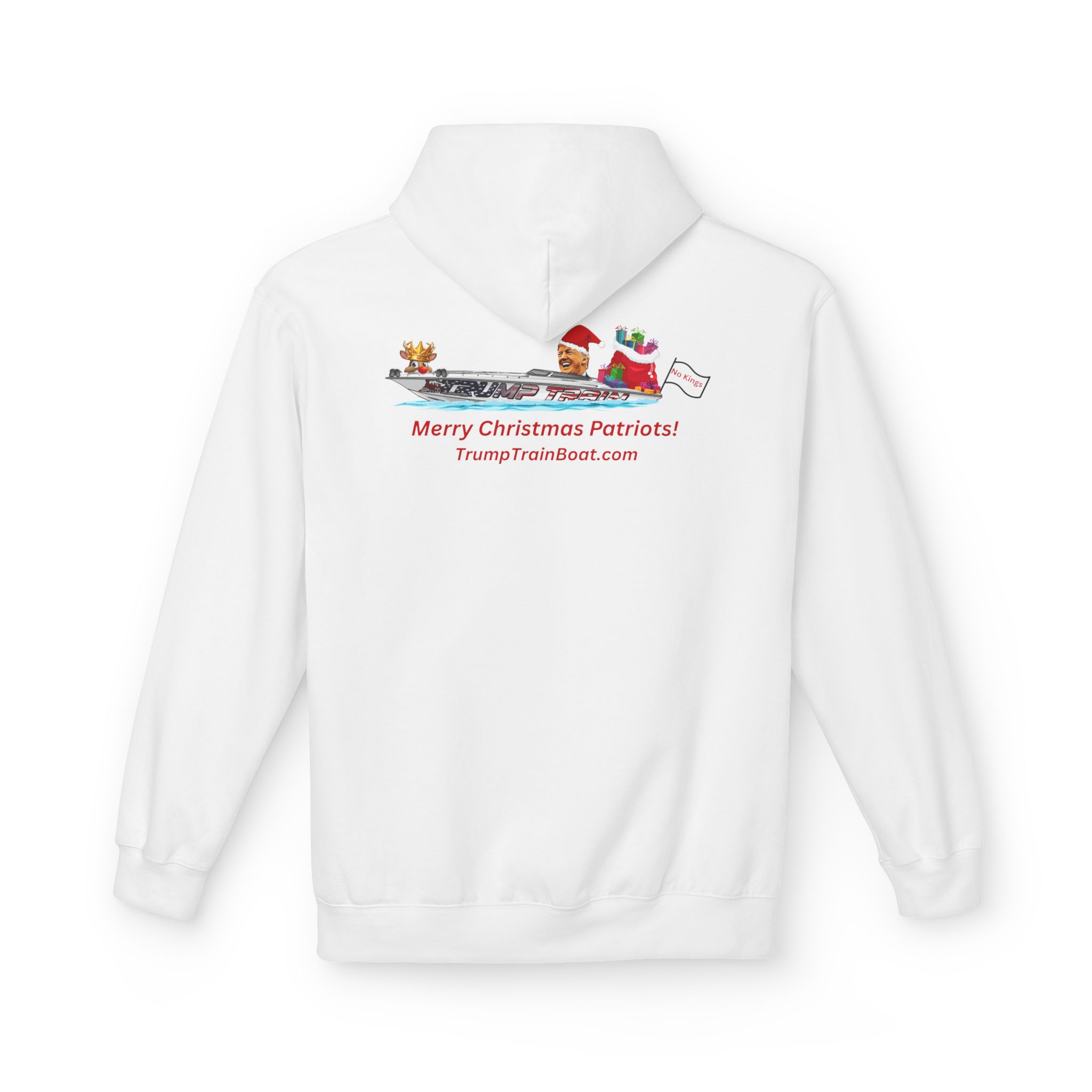 Merry Christmas Patriots Hoodie - Image 2