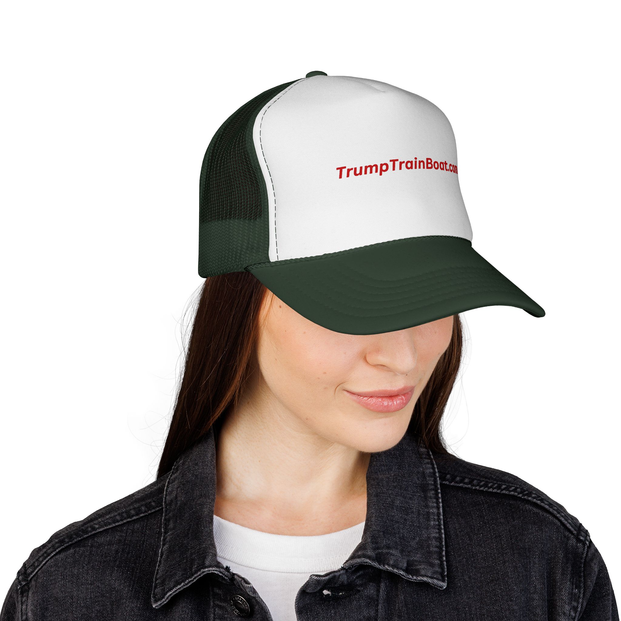 TrumpTrainBoat.com Mesh Trucker Hat - Image 11