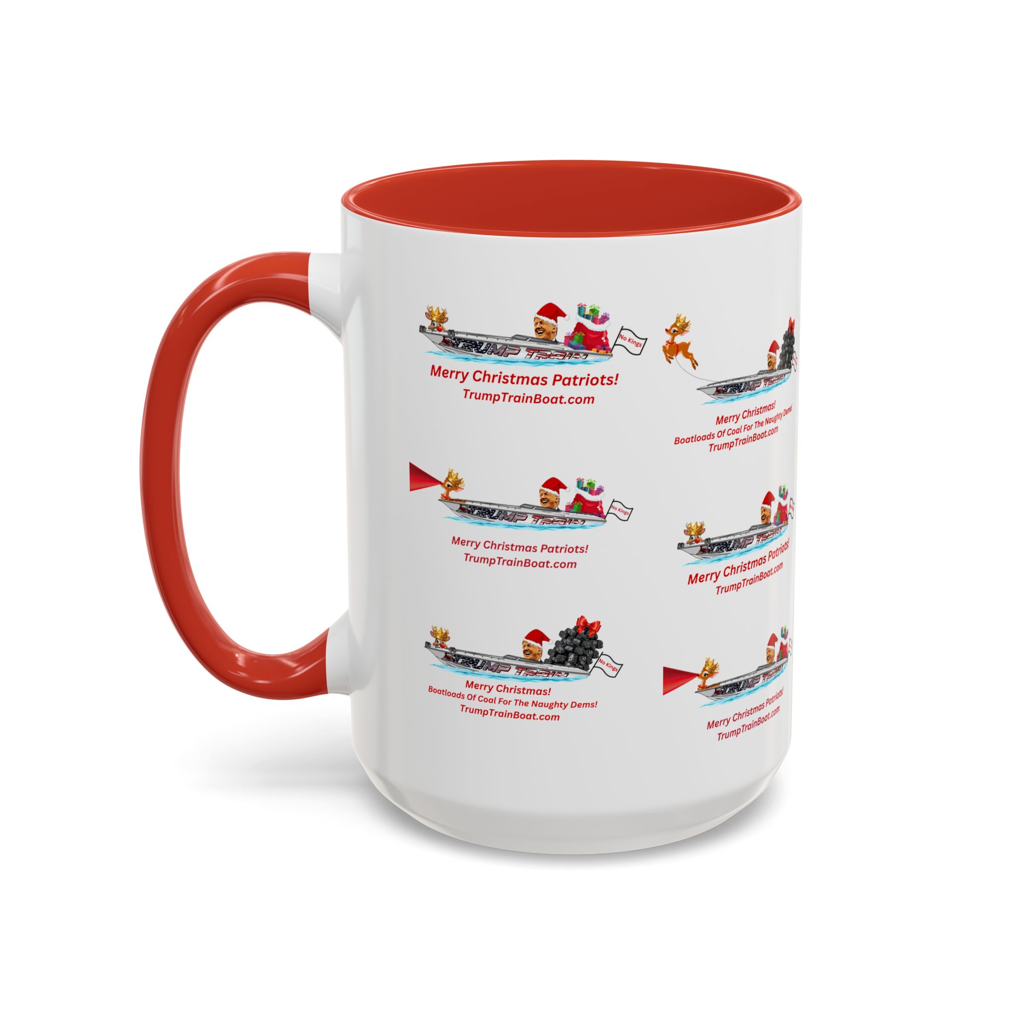 Christmas Multiple Trump Santa Coffee Mug - Image 45