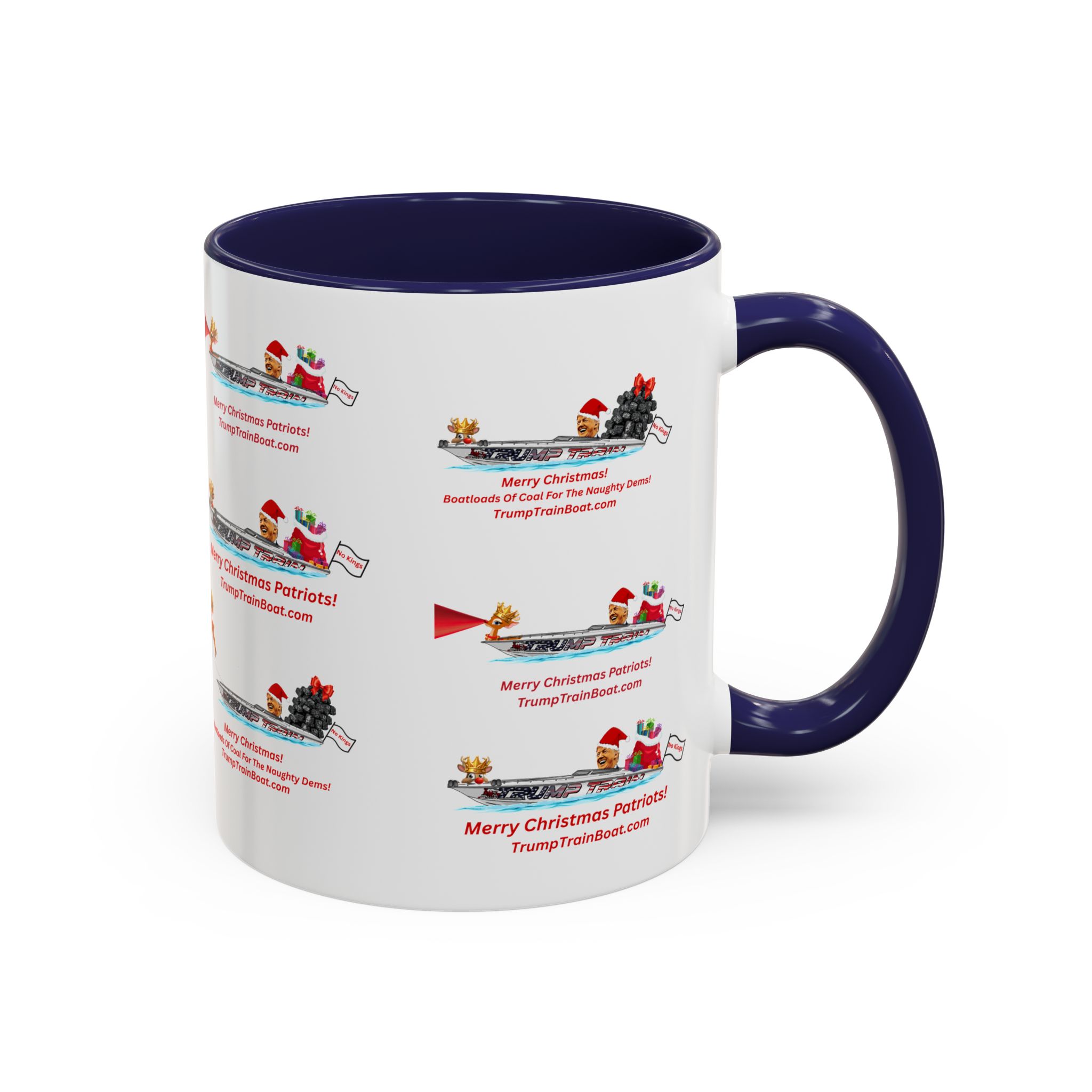 Christmas Multiple Trump Santa Coffee Mug - Image 14