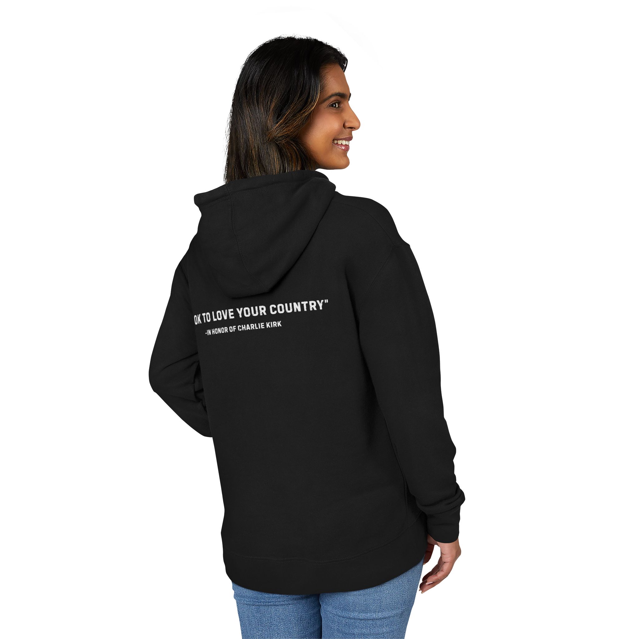 It's OK to Love Your Country Hoodie - Image 11
