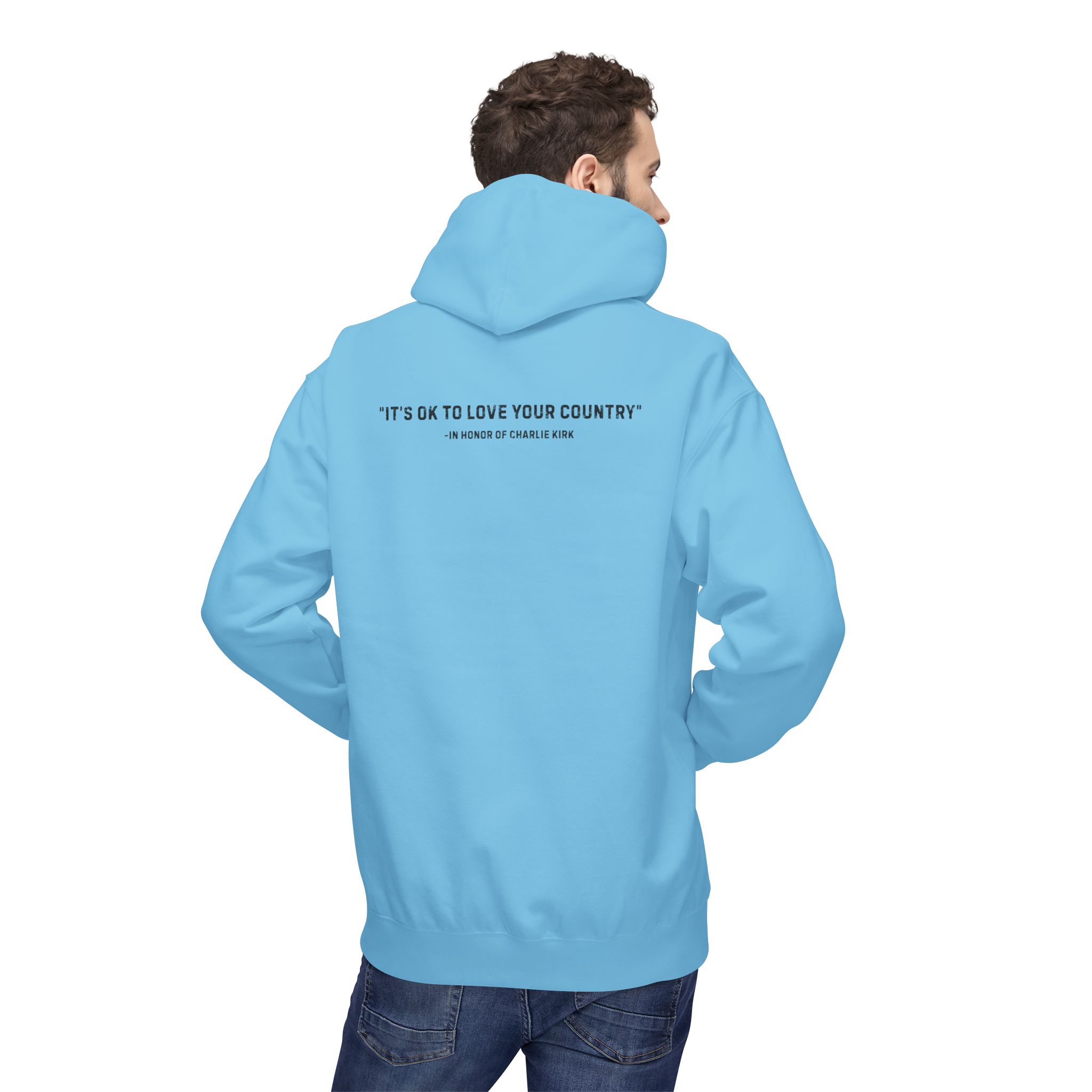 It's OK to Love Your Country Hoodie - Image 36