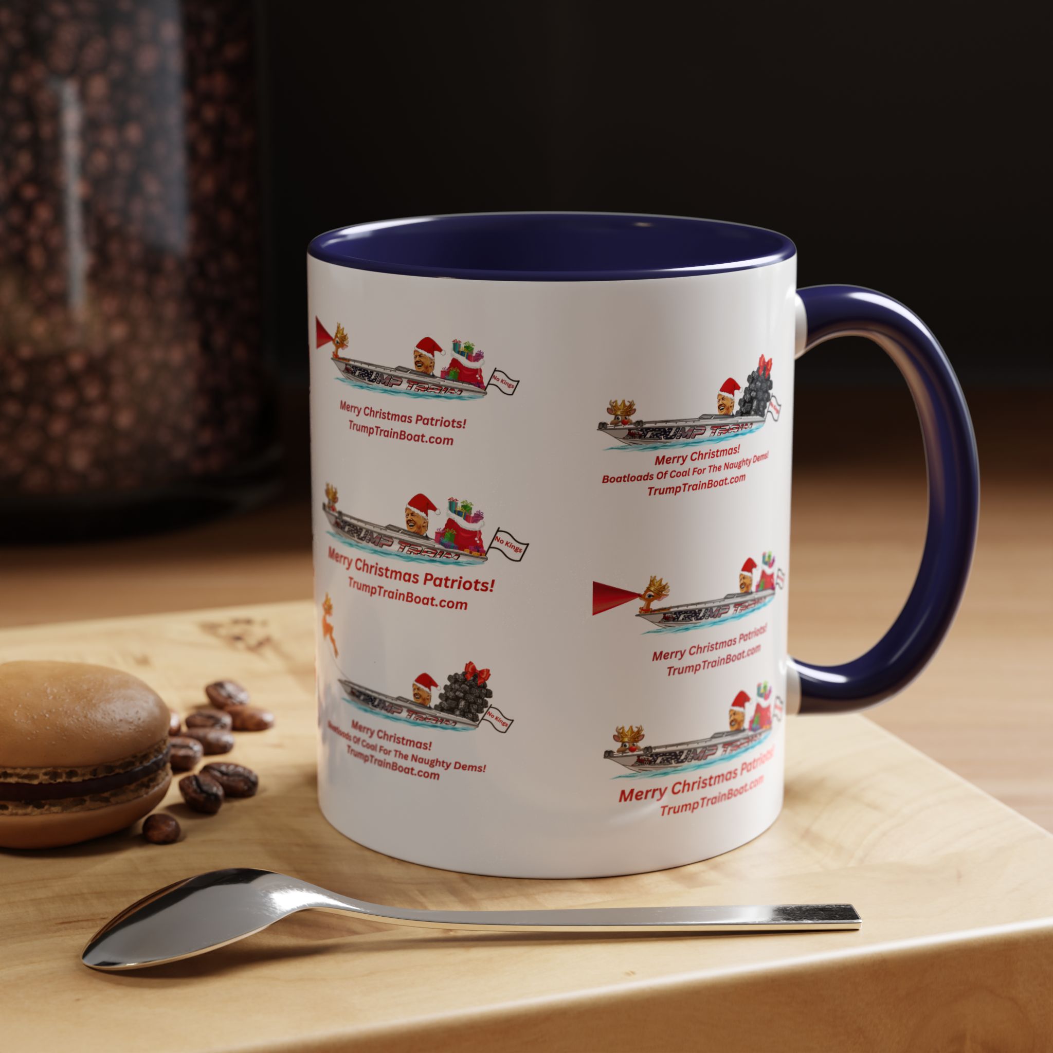 Christmas Multiple Trump Santa Coffee Mug - Image 17