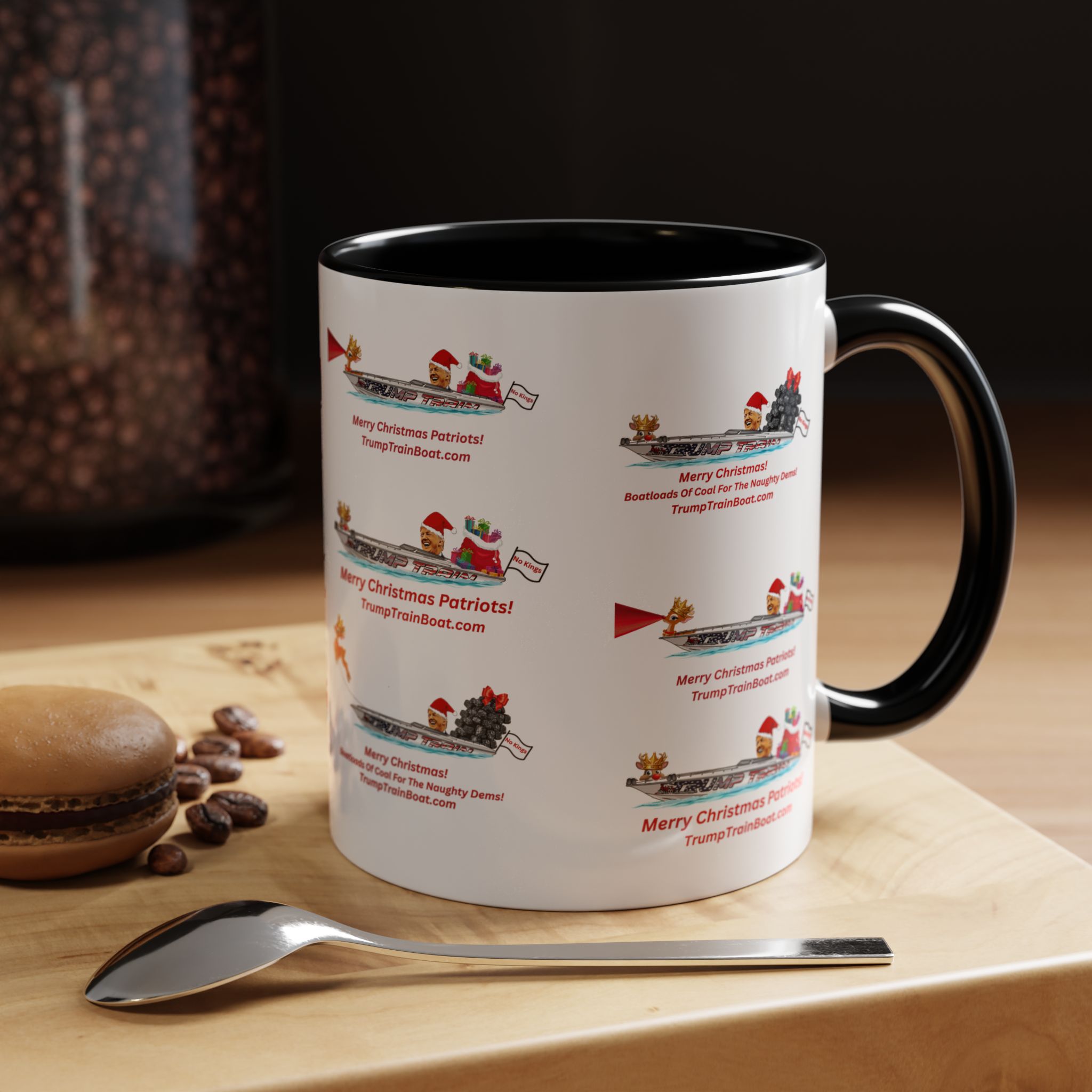 Christmas Multiple Trump Santa Coffee Mug - Image 11