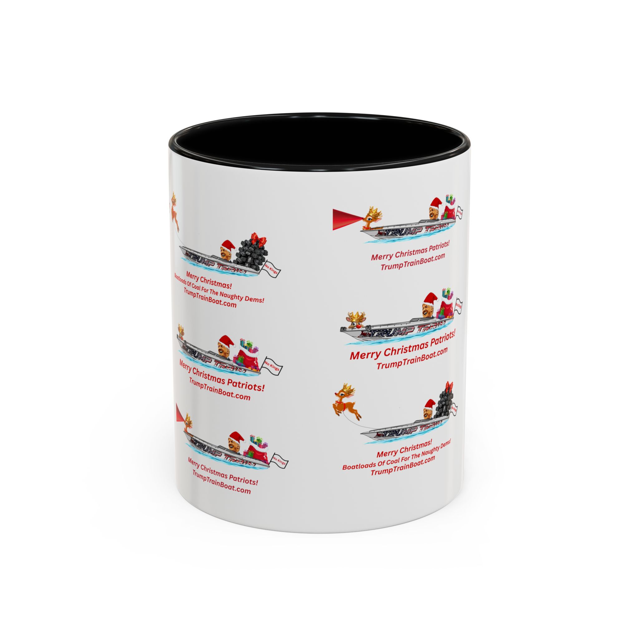 Christmas Multiple Trump Santa Coffee Mug - Image 7