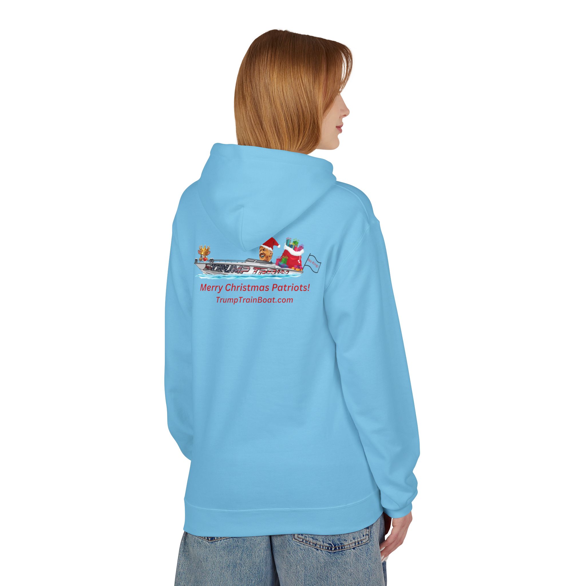 Merry Christmas Patriots Hoodie - Image 28