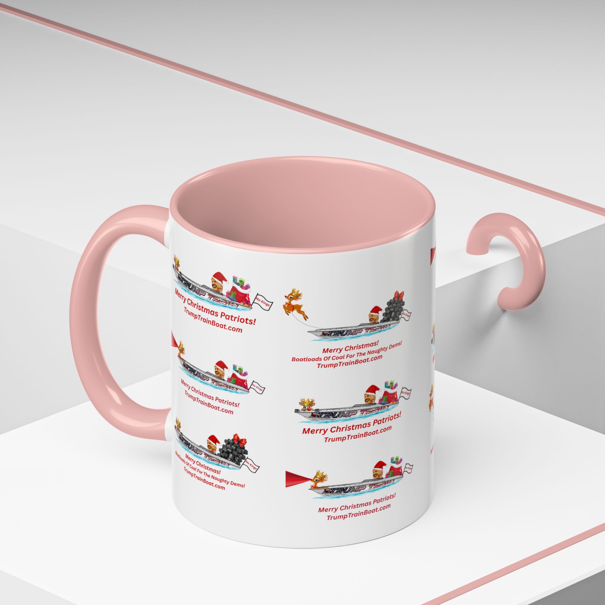 Christmas Multiple Trump Santa Coffee Mug - Image 24