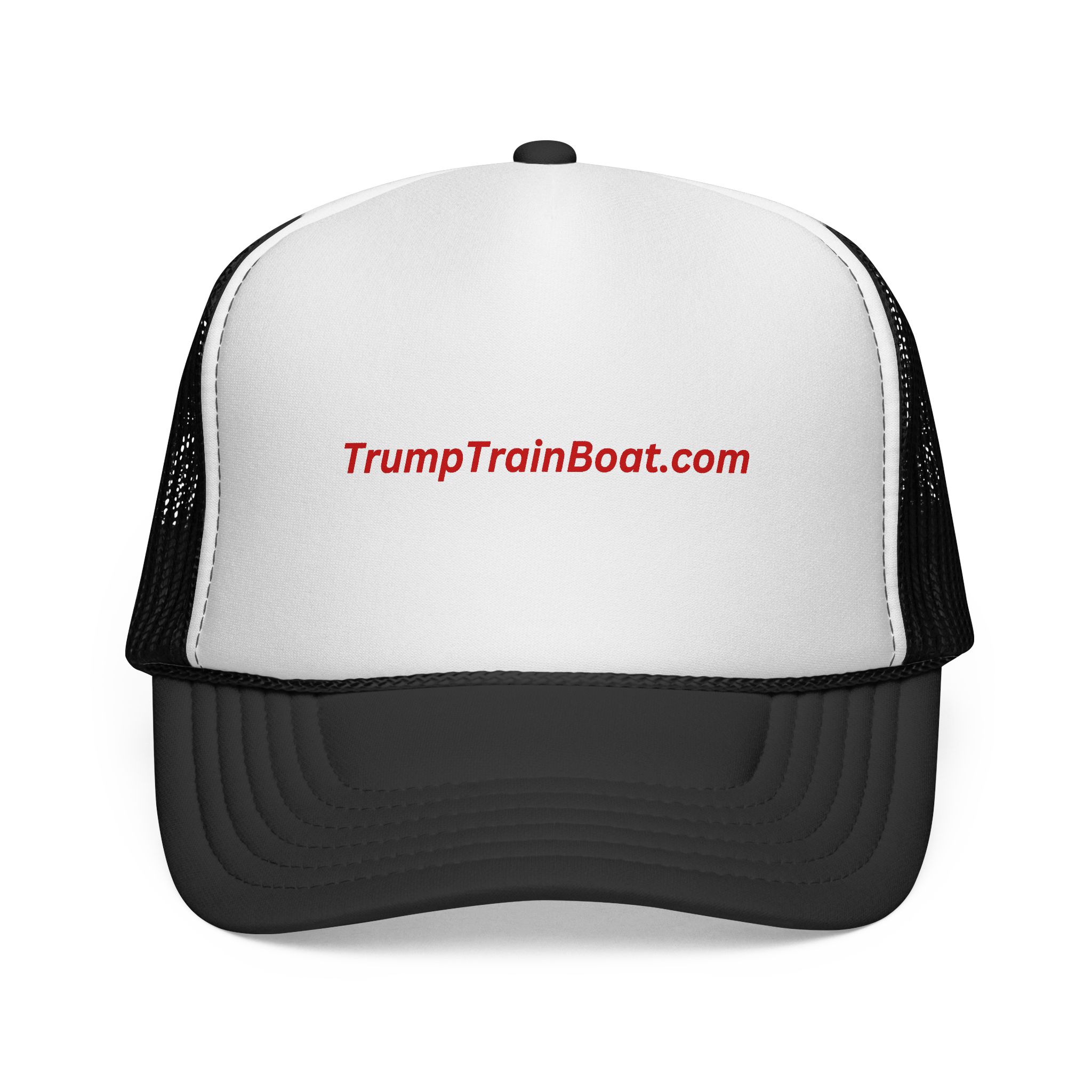 TrumpTrainBoat.com Mesh Trucker Hat - Image 3