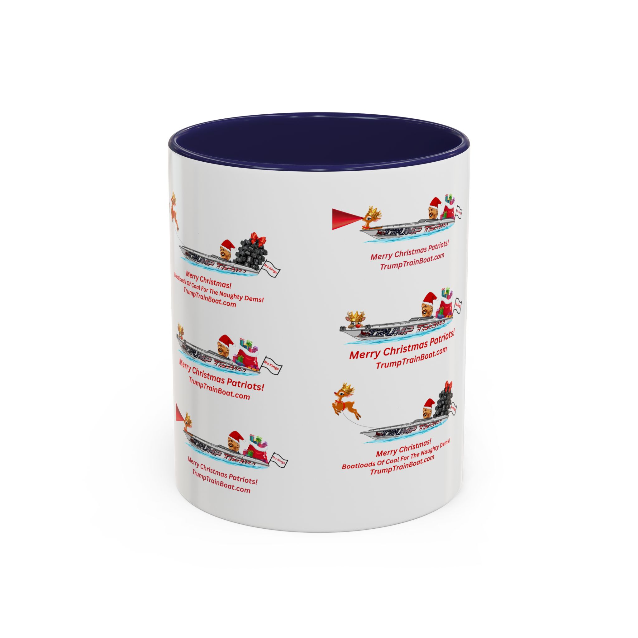 Christmas Multiple Trump Santa Coffee Mug - Image 13