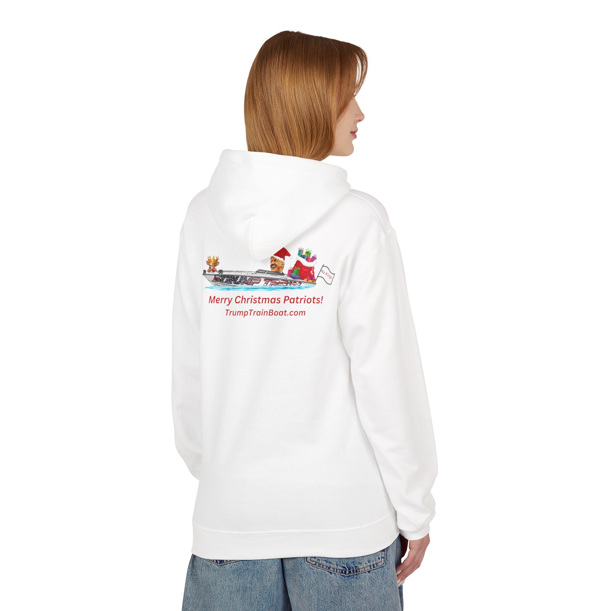 Merry Christmas Patriots Hoodie - Image 4
