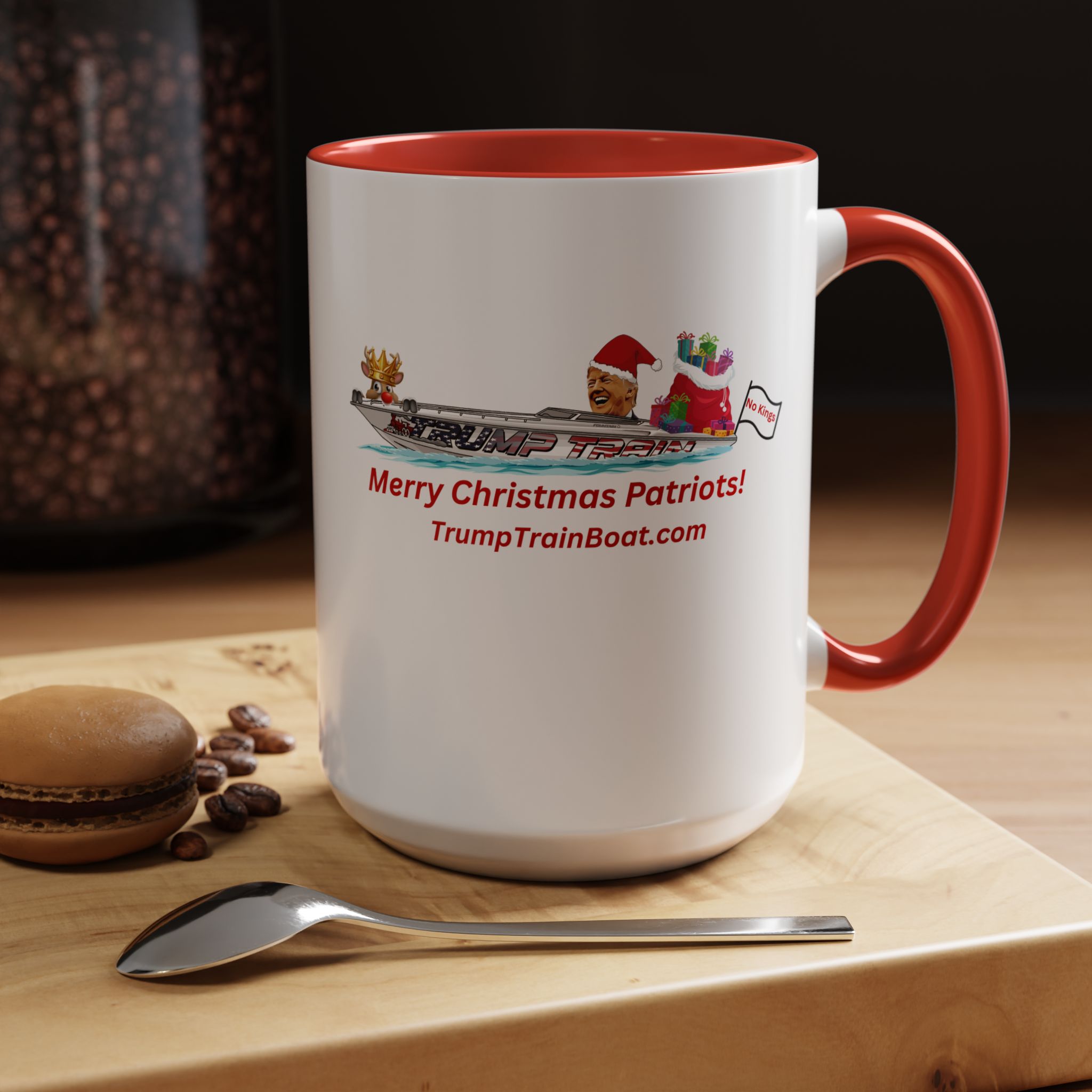 Merry Christmas Patriots Coffee Mug - Image 5