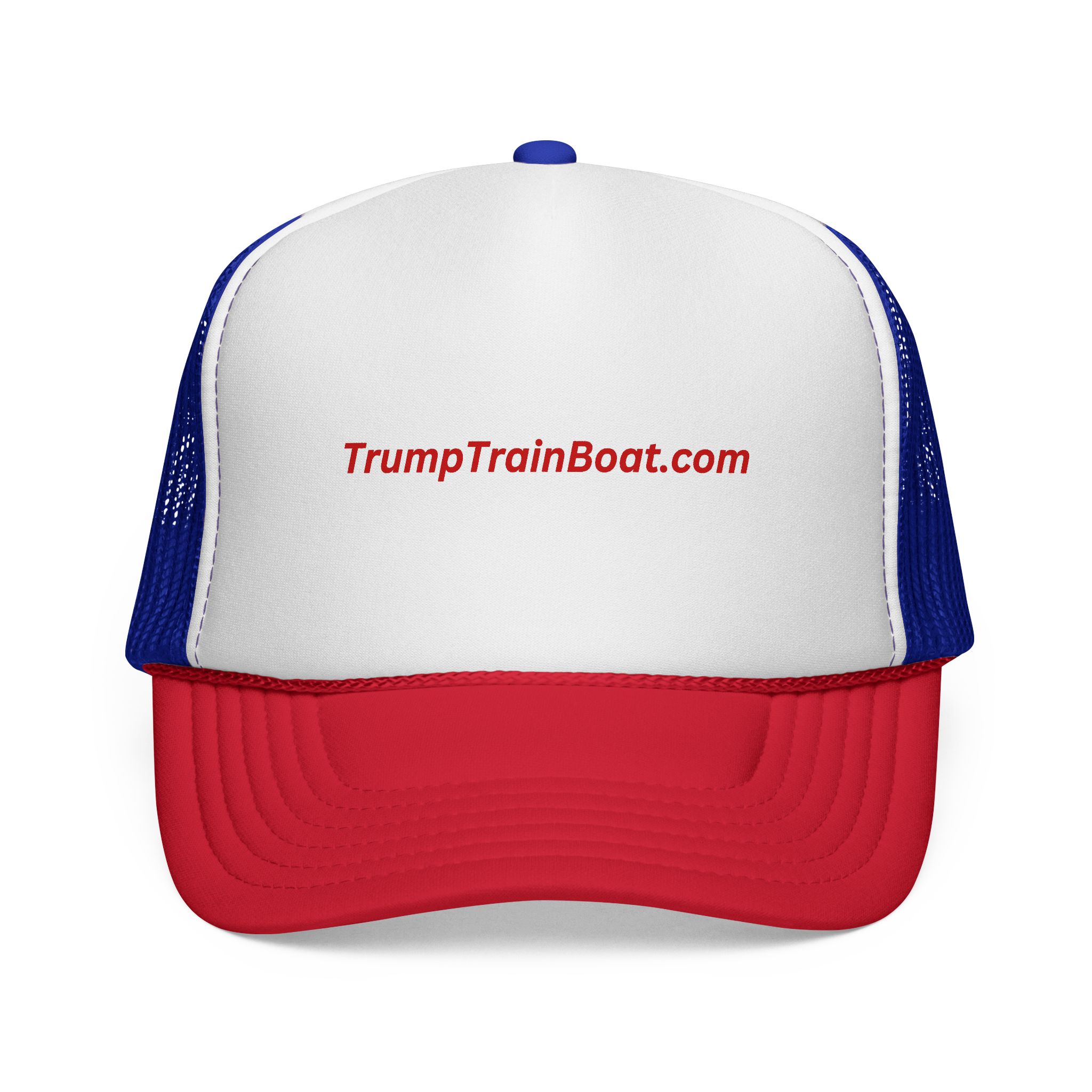 TrumpTrainBoat.com Mesh Trucker Hat - Image 42