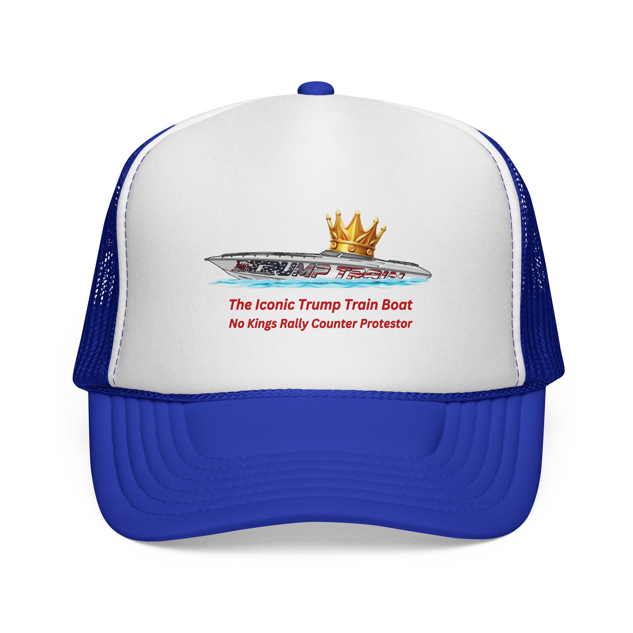 Trump Train Boat Crown Trucker Hat - Image 2