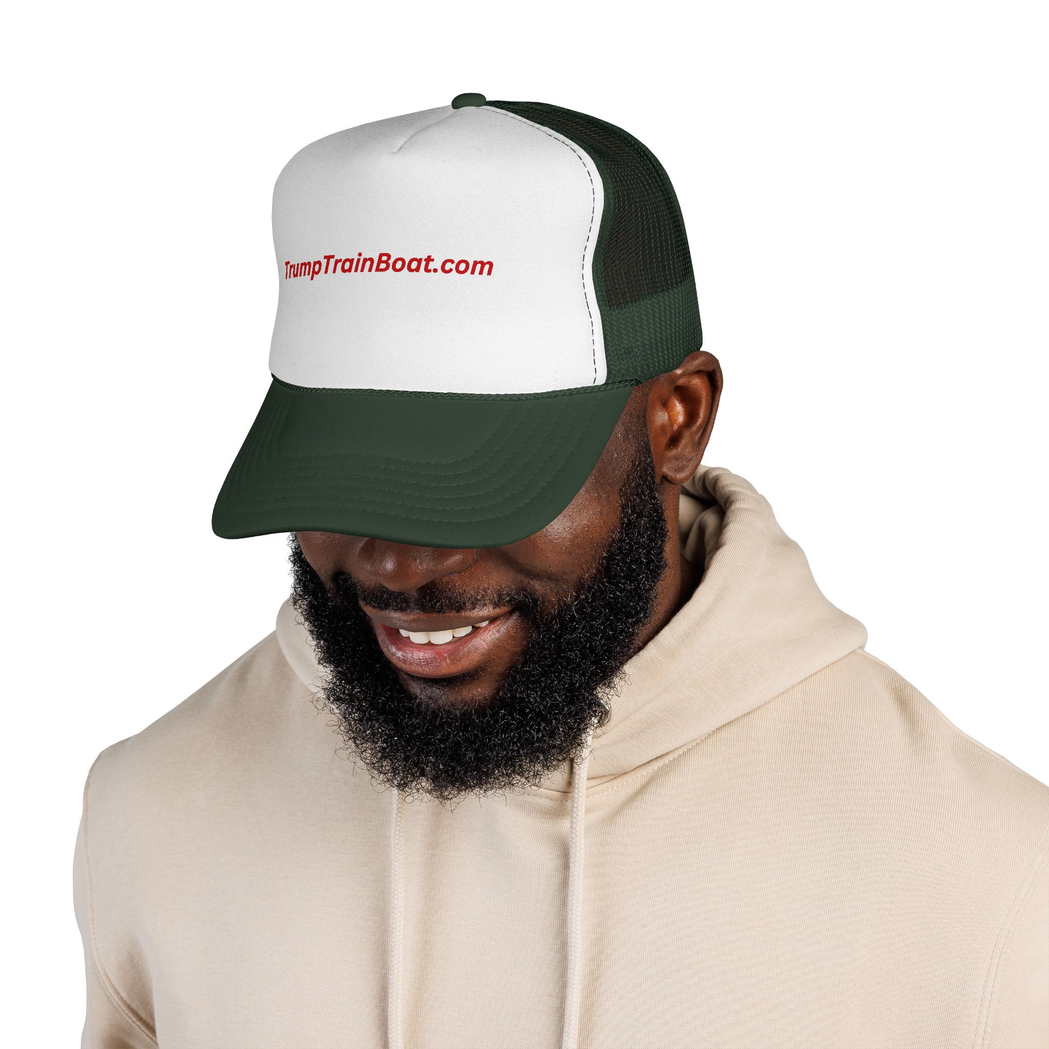 TrumpTrainBoat.com Mesh Trucker Hat - Image 15