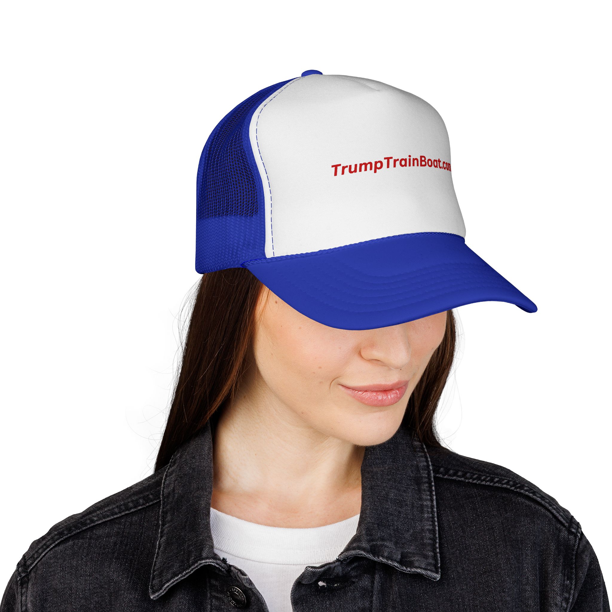 TrumpTrainBoat.com Mesh Trucker Hat - Image 21