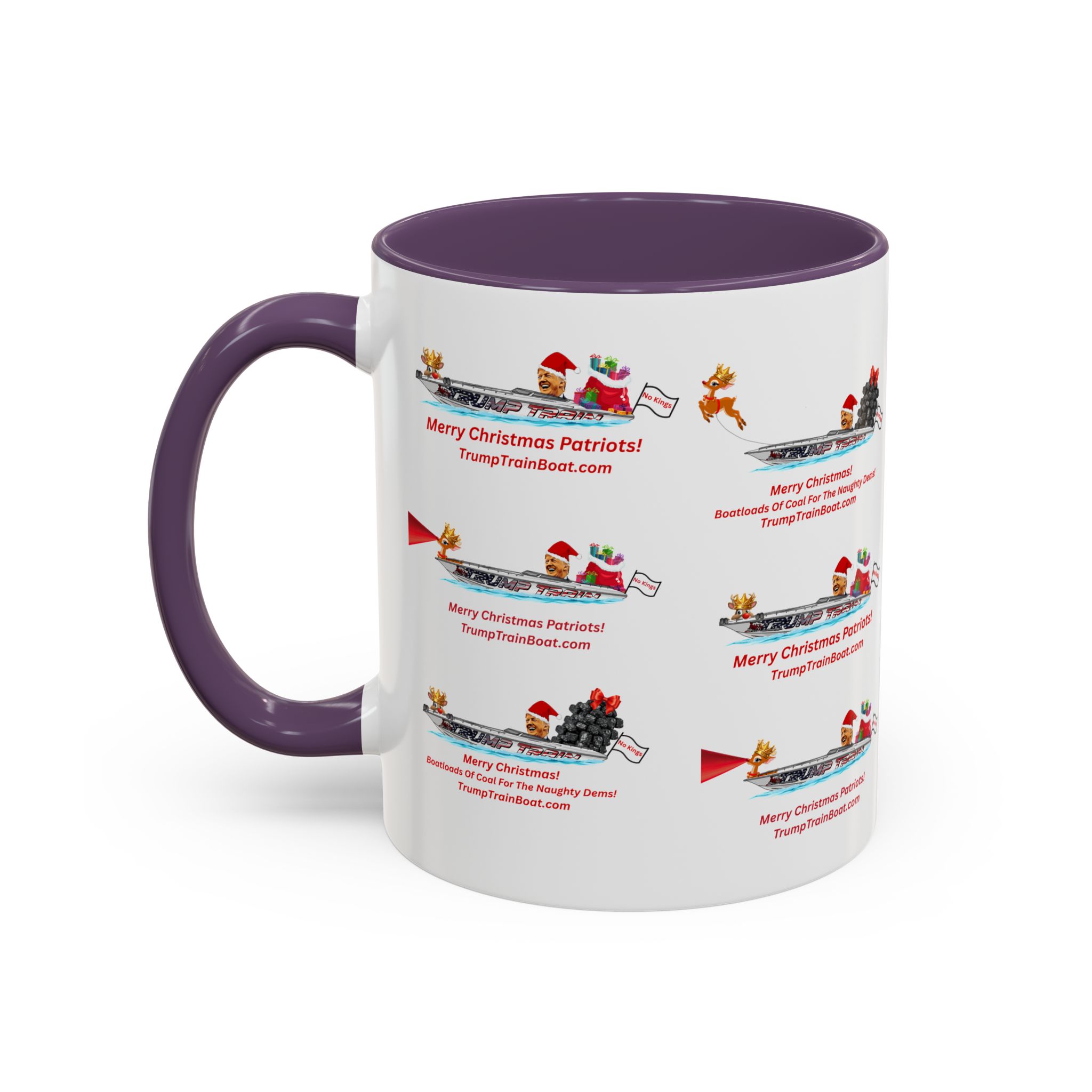 Christmas Multiple Trump Santa Coffee Mug - Image 93