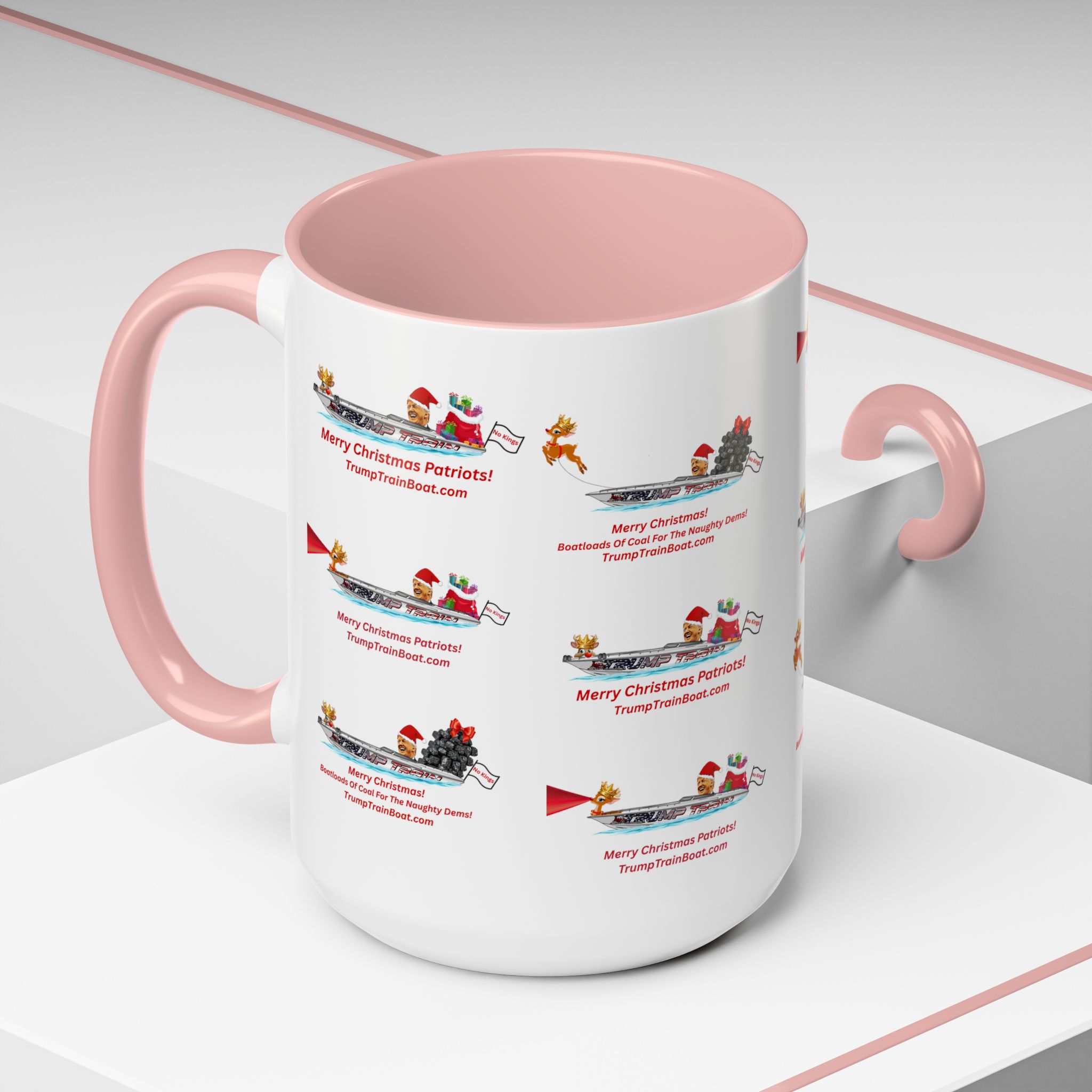 Christmas Multiple Trump Santa Coffee Mug - Image 42