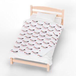 Merry Christmas Coal Delivery Plush Blanket